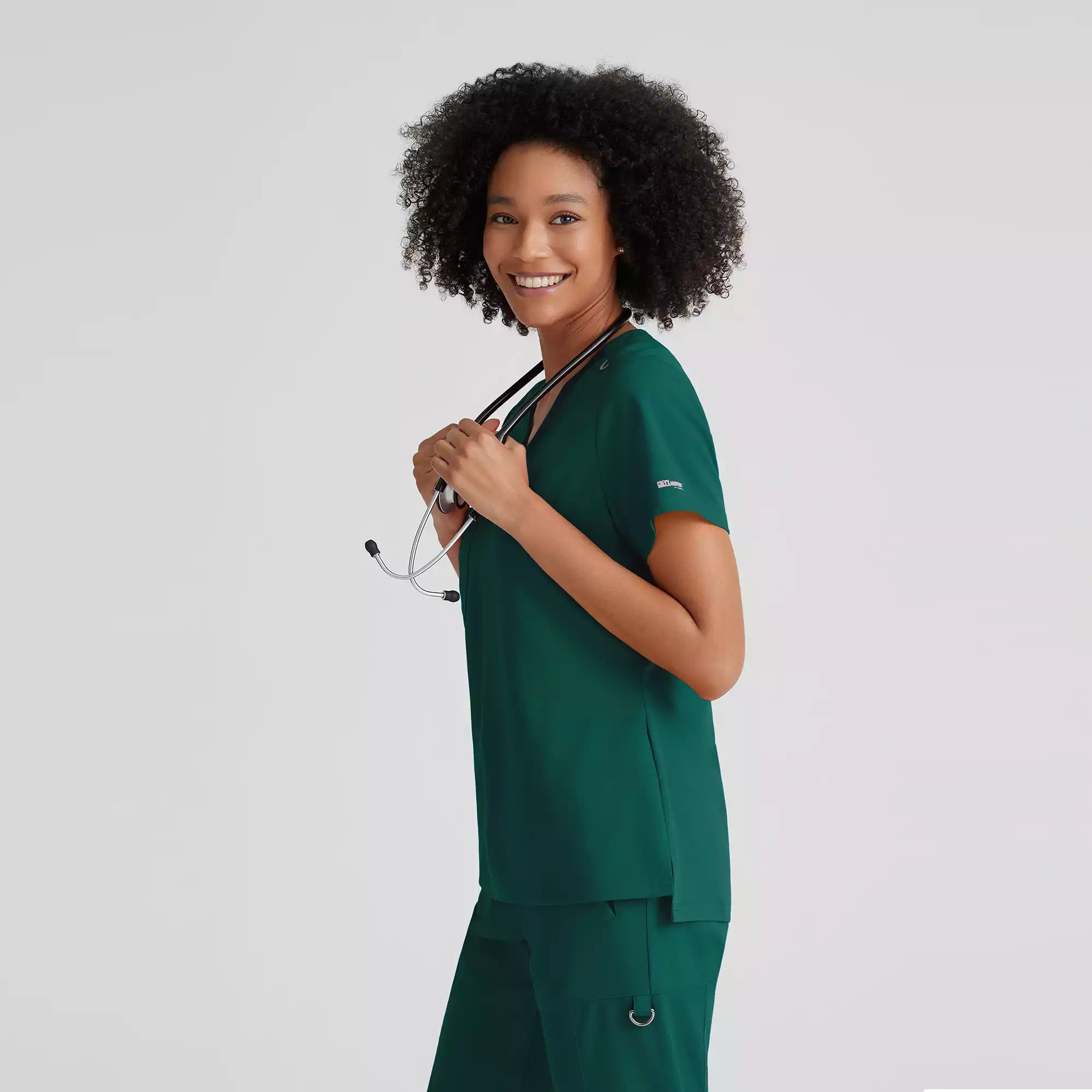 Bree Top-V-Neck Scrub Top | GVST028