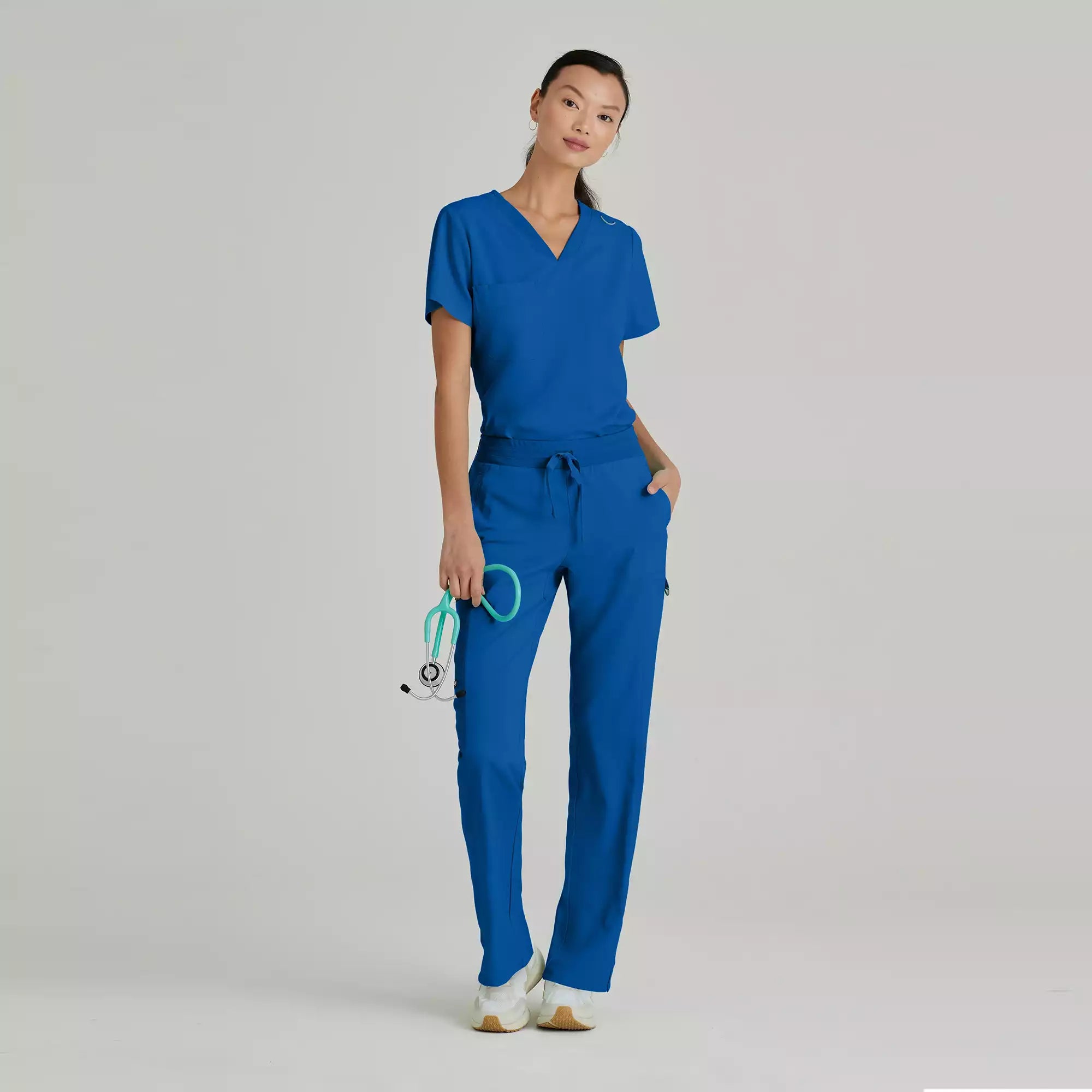 Bree Top-V-Neck Scrub Top | GVST028