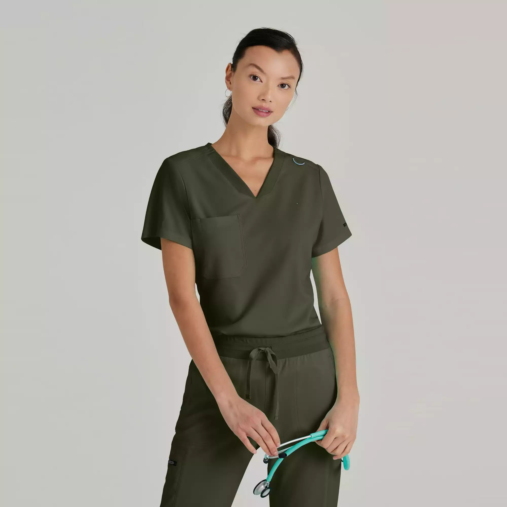 Bree Top-V-Neck Scrub Top | GVST028