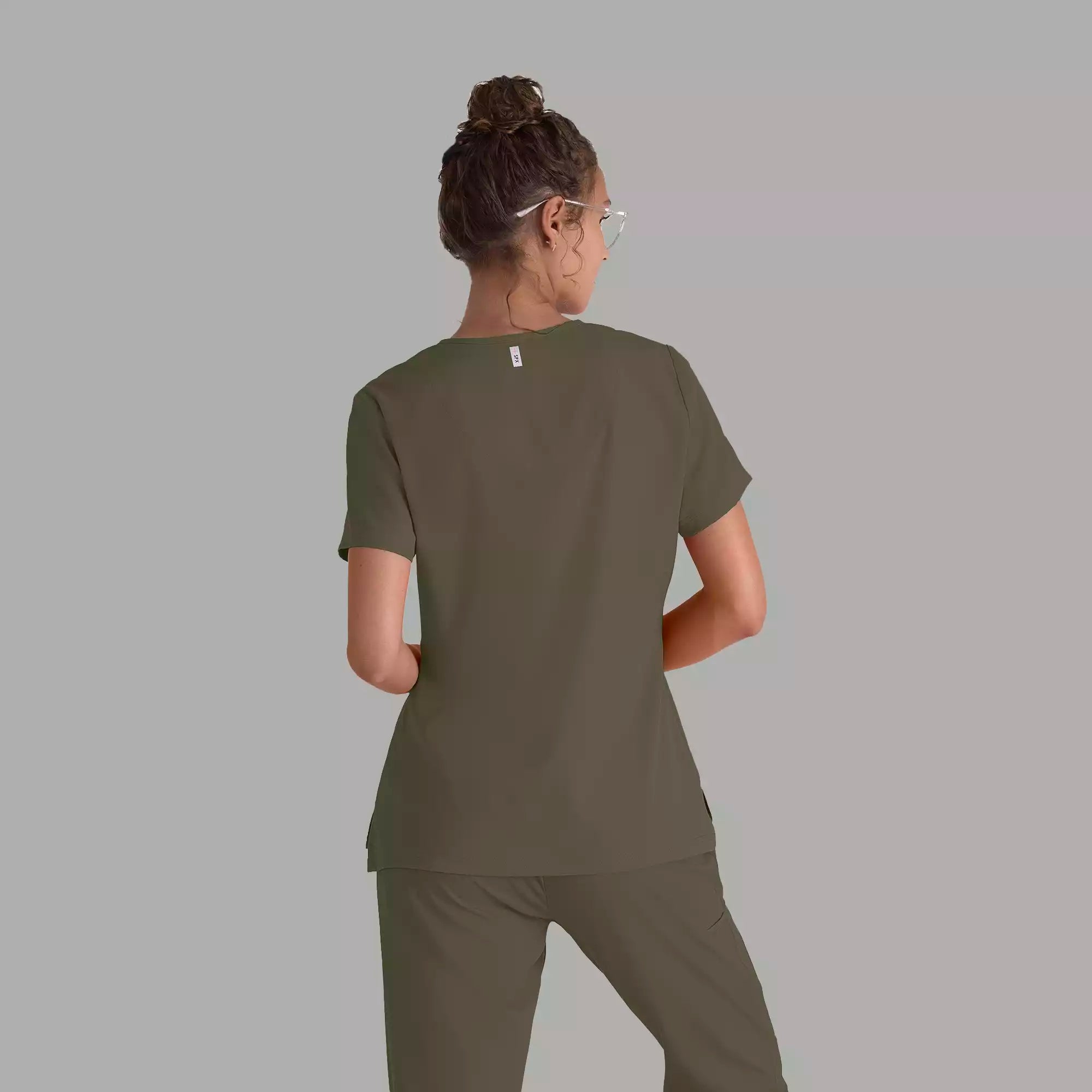 Bree Top-V-Neck Scrub Top | GVST028