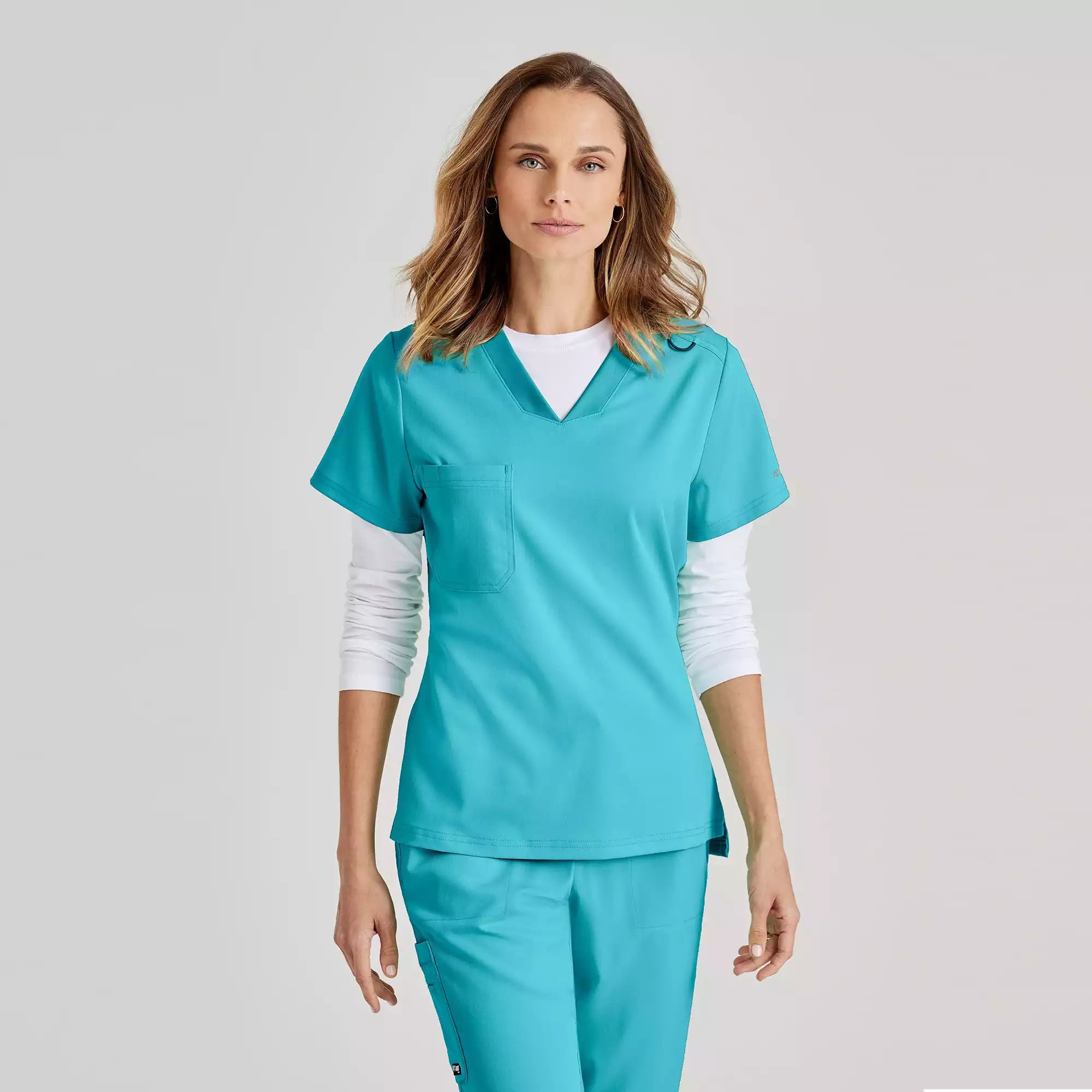 Bree Top-V-Neck Scrub Top | GVST028