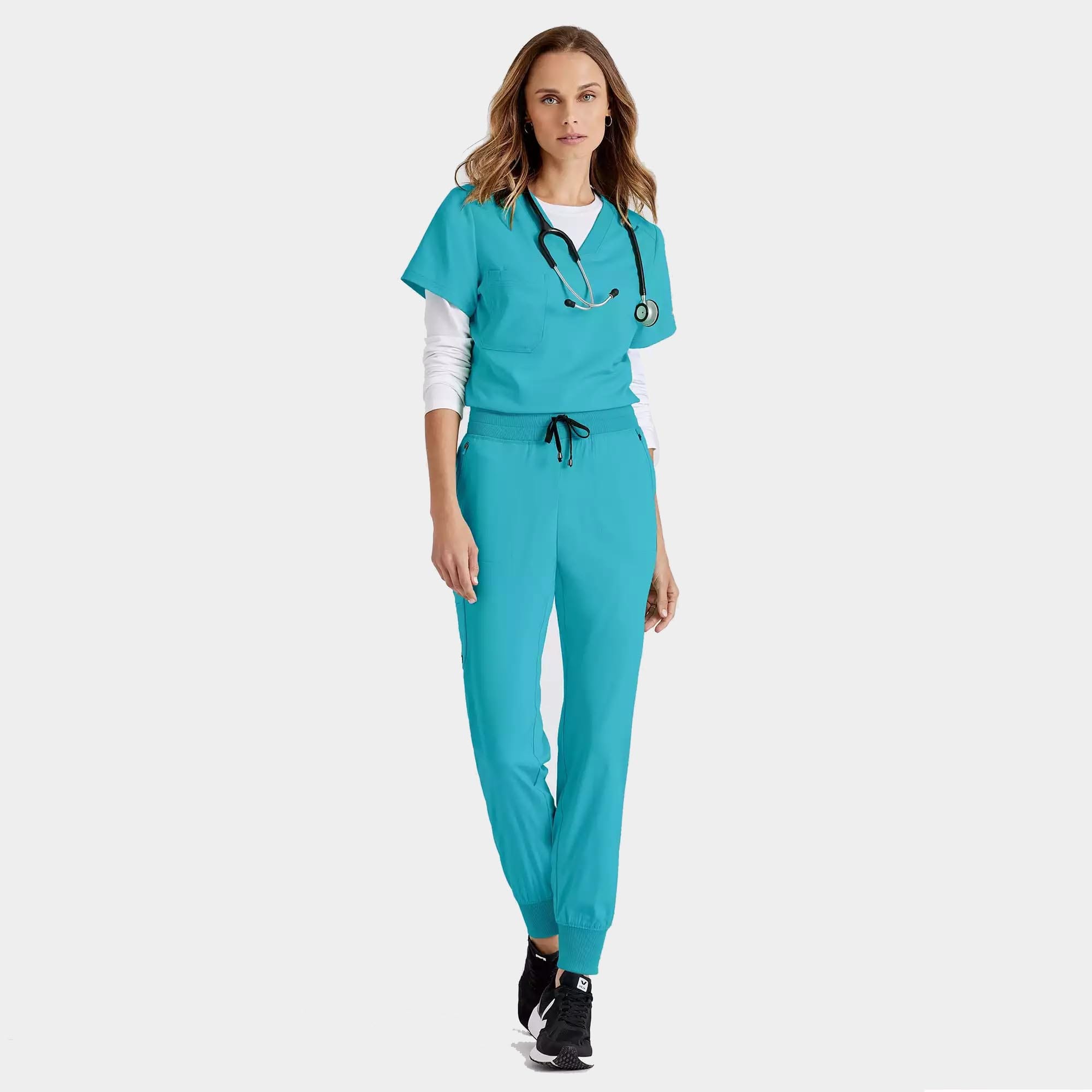 Grey's Anatomy Spandex Stretch Eden Jogger-5 Pocket Scrubs | GRSP537