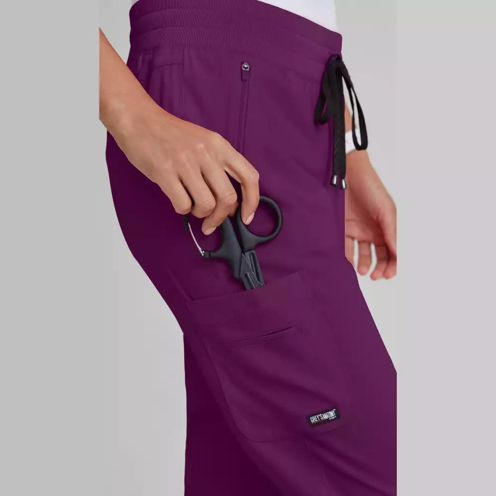 Grey's Anatomy Spandex Stretch Eden Jogger-5 Pocket Scrubs | GRSP537