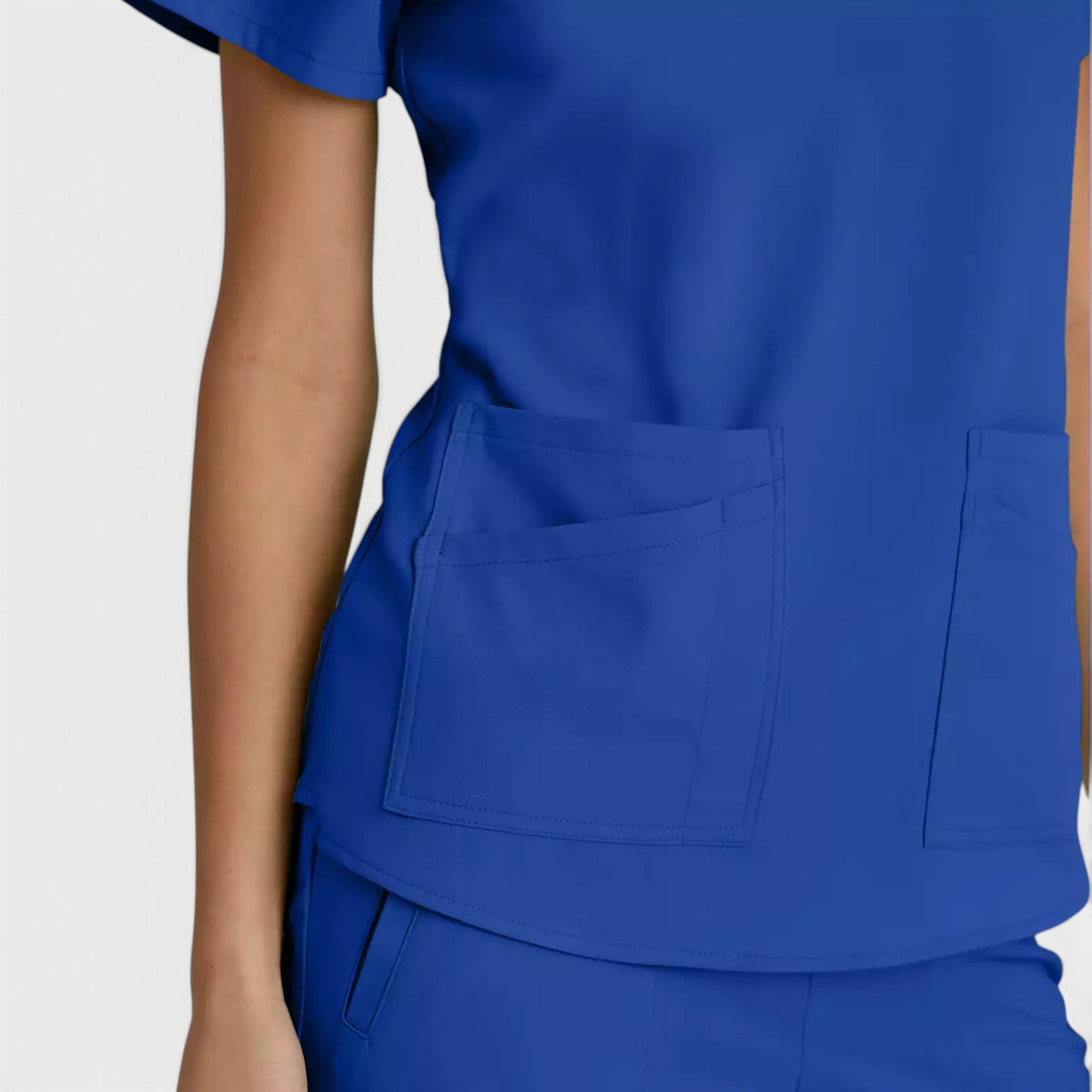Emma 4-Pocket V-Neck Scrub Top | GRST011