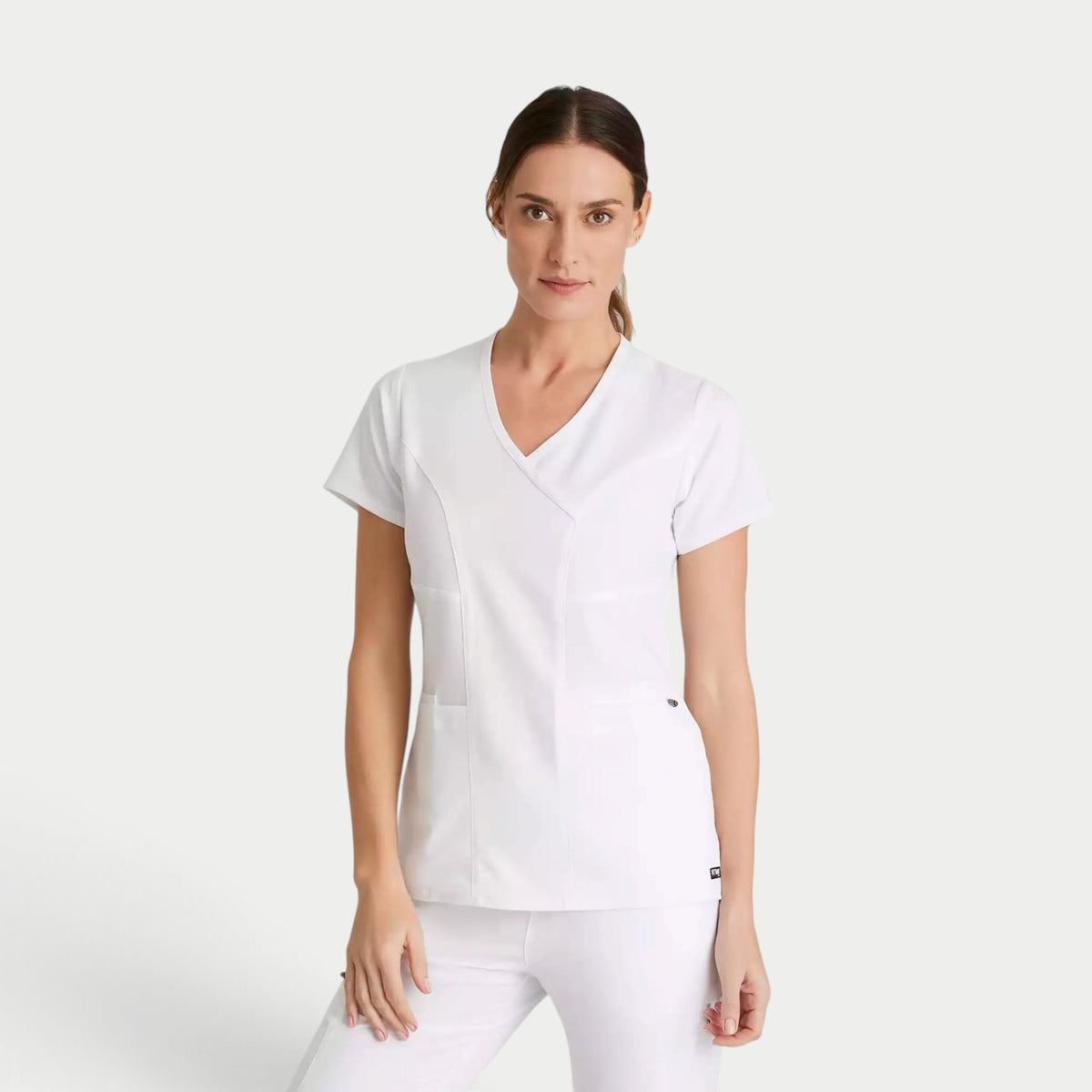 Kim 3-Pocket V-Neck Top | GRST001