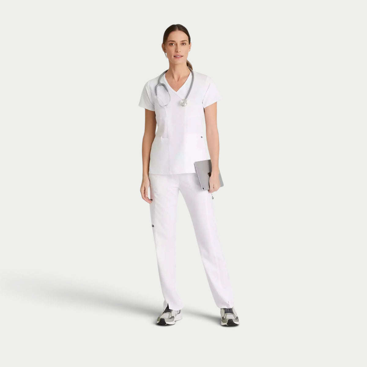 Kim 3-Pocket V-Neck Top | GRST001