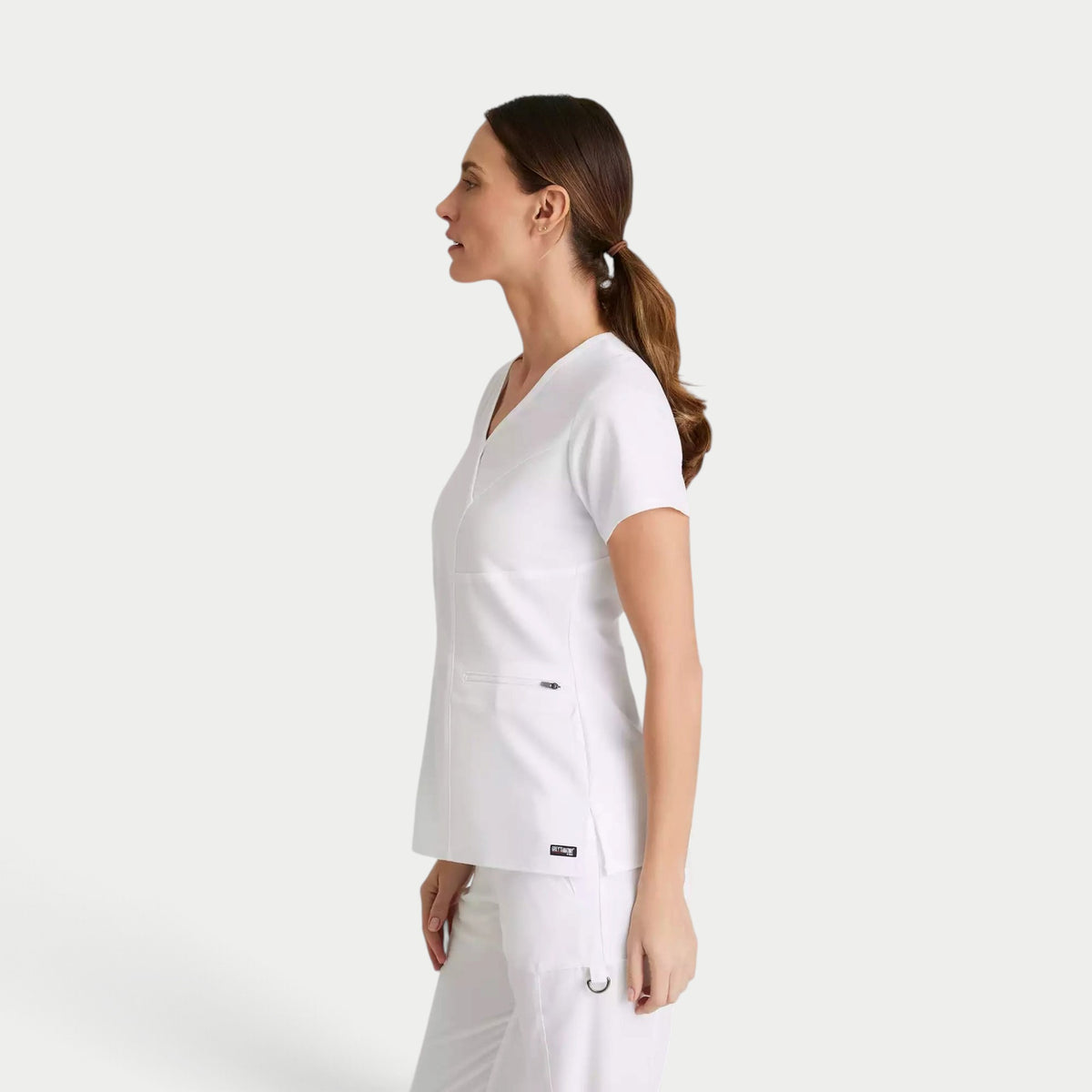 Kim 3-Pocket V-Neck Top | GRST001