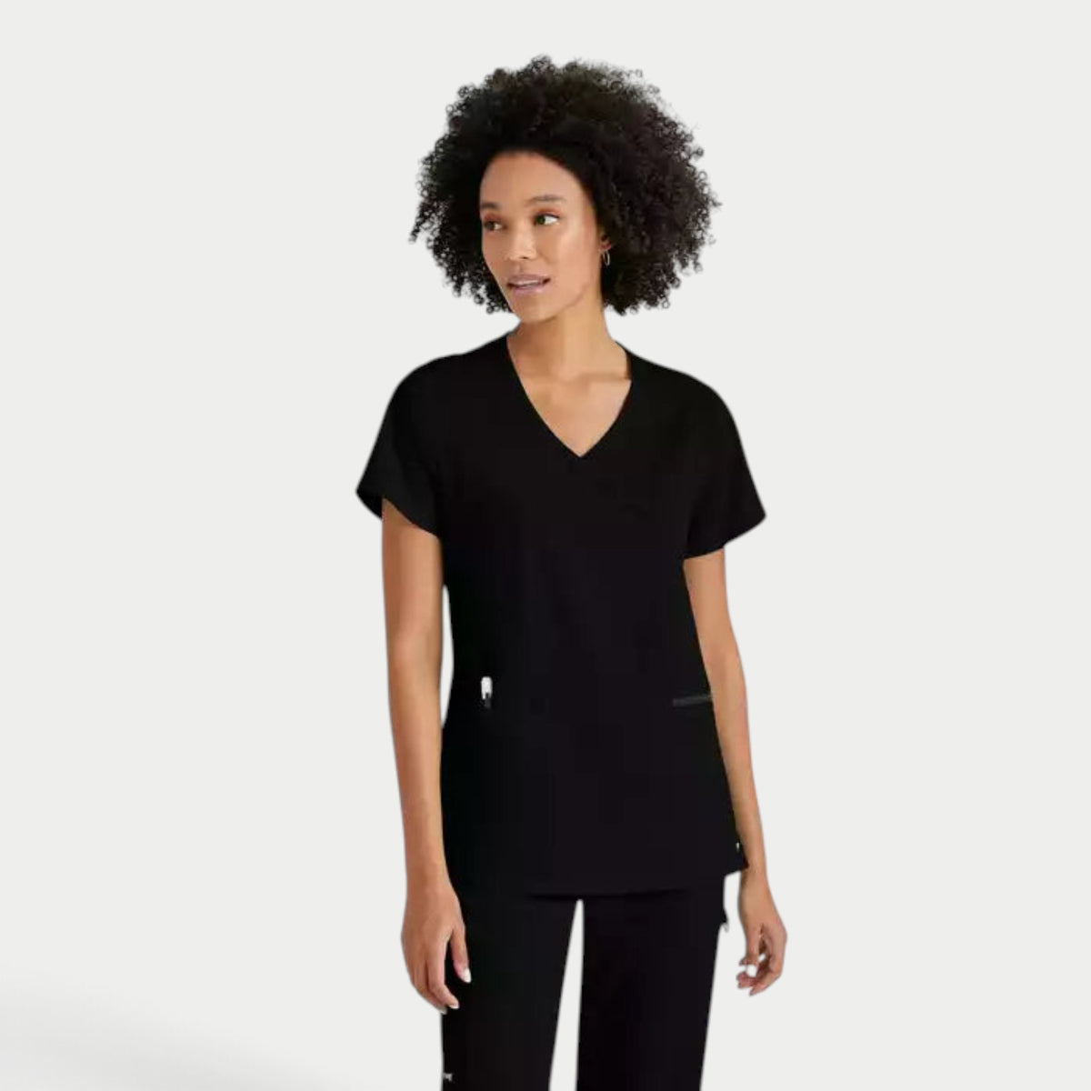 Kim 3-Pocket V-Neck Top | GRST001