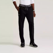 Grey's Anatomy Spandex Stretch Men's 7 Pocket Two-Tone Slim & Straight Pant | GRSP641