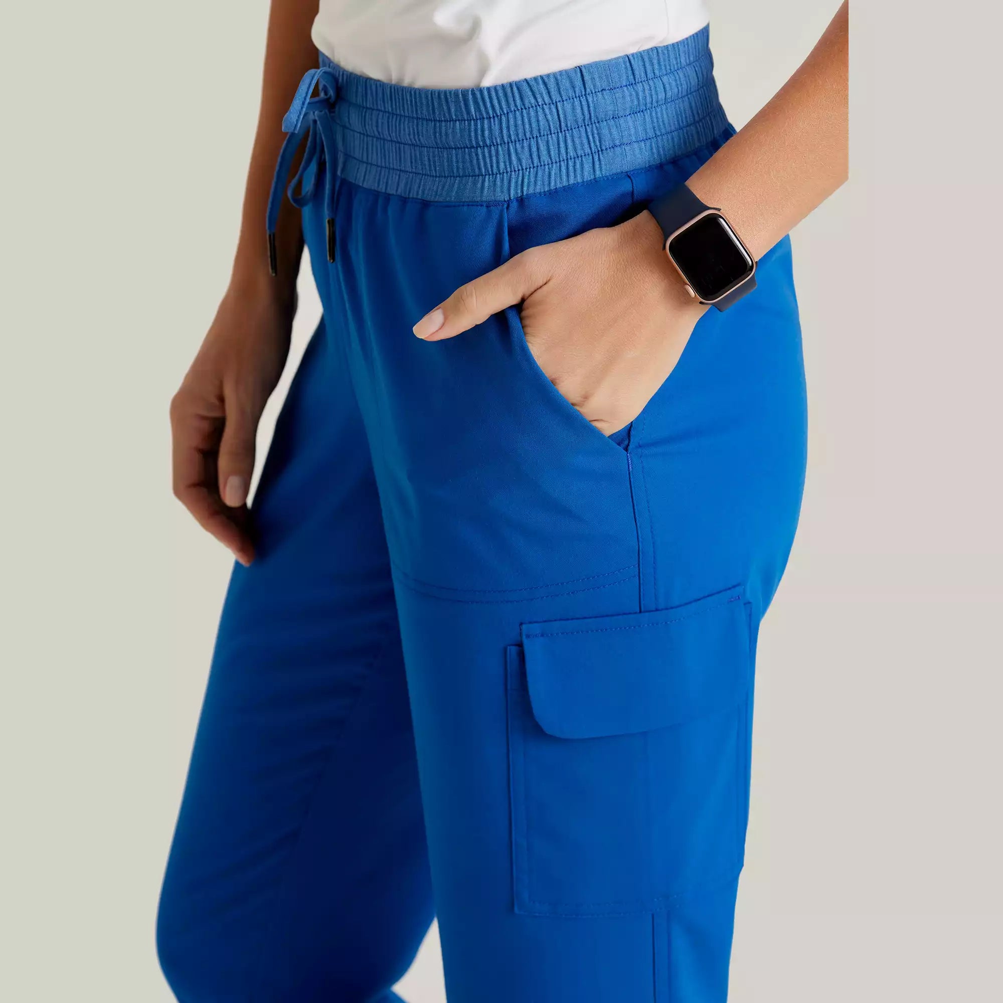 Grey's Anatomy Spandex Stretch Women's 5 Pocket Two-Toned Jogge | GRSP639