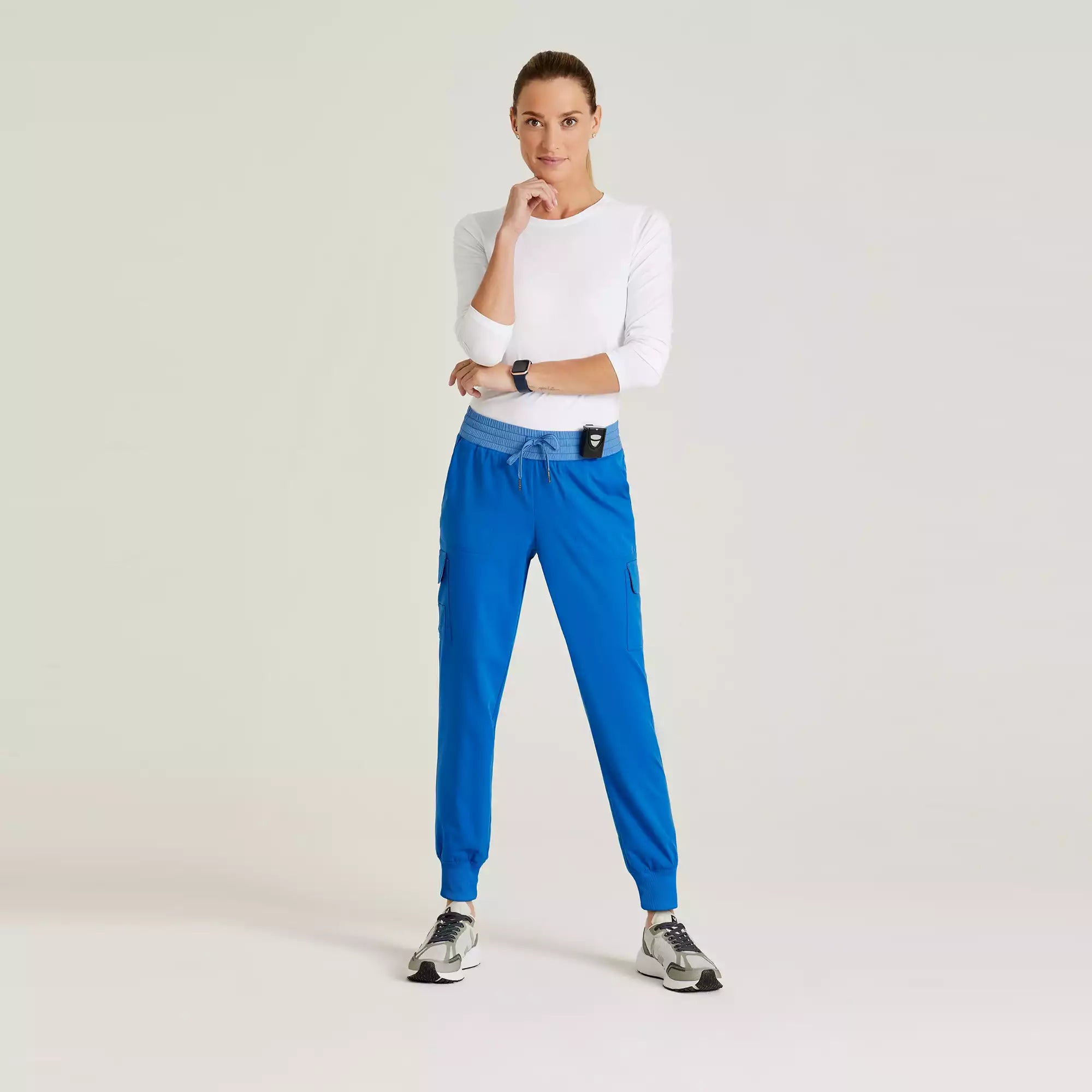 Grey's Anatomy Spandex Stretch Women's 5 Pocket Two-Toned Jogge | GRSP639