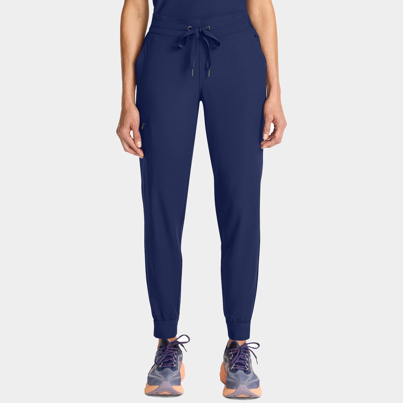 Bekah Mid Rise Jogger Scrub Pant Petite Length | HH155P
