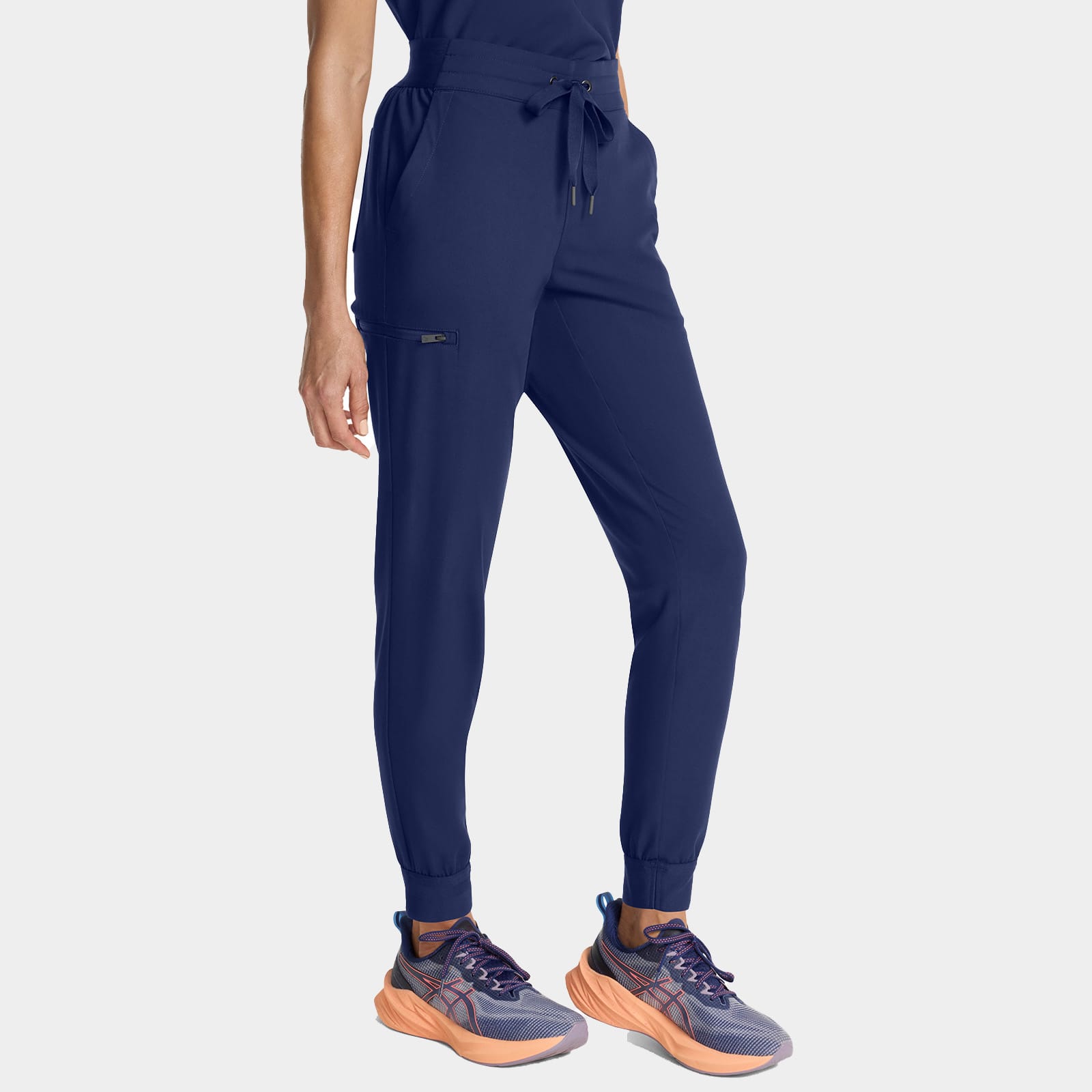 Bekah Mid Rise Jogger Scrub Pant Petite Length | HH155P