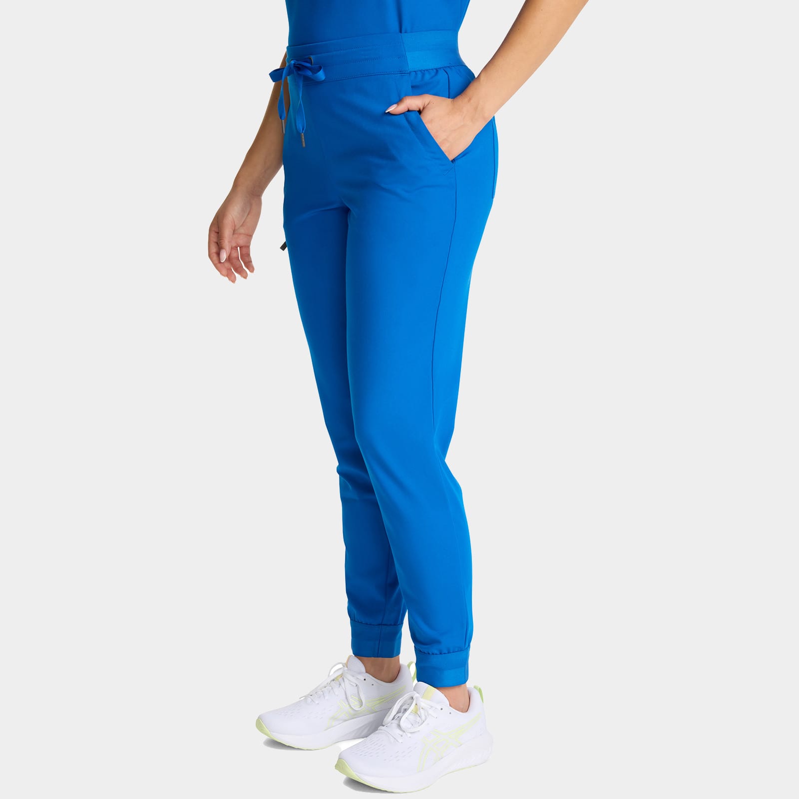Bekah Mid Rise Jogger Scrub Pant Petite Length | HH155P