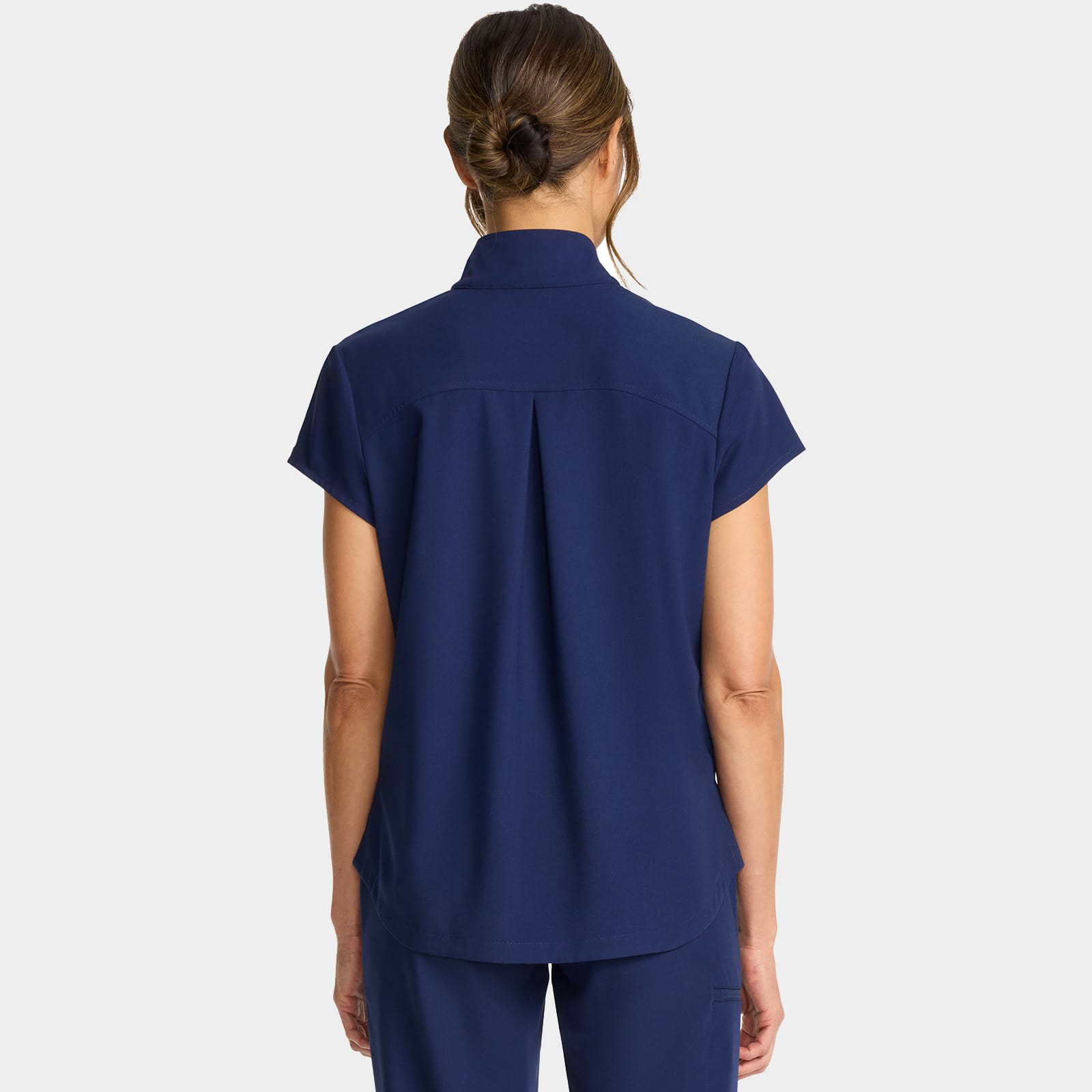 Bella Quarter Zip Scrub Top | HH752