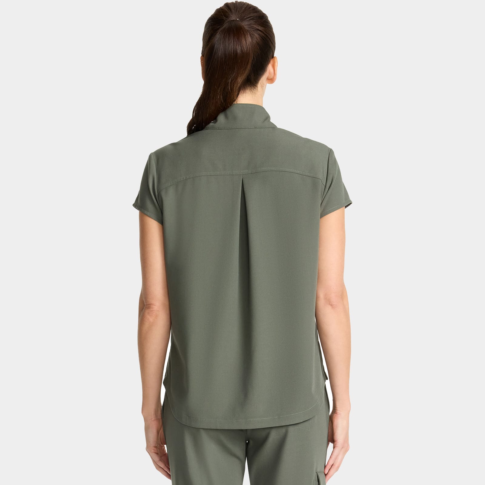 Bella Quarter Zip Scrub Top | HH752