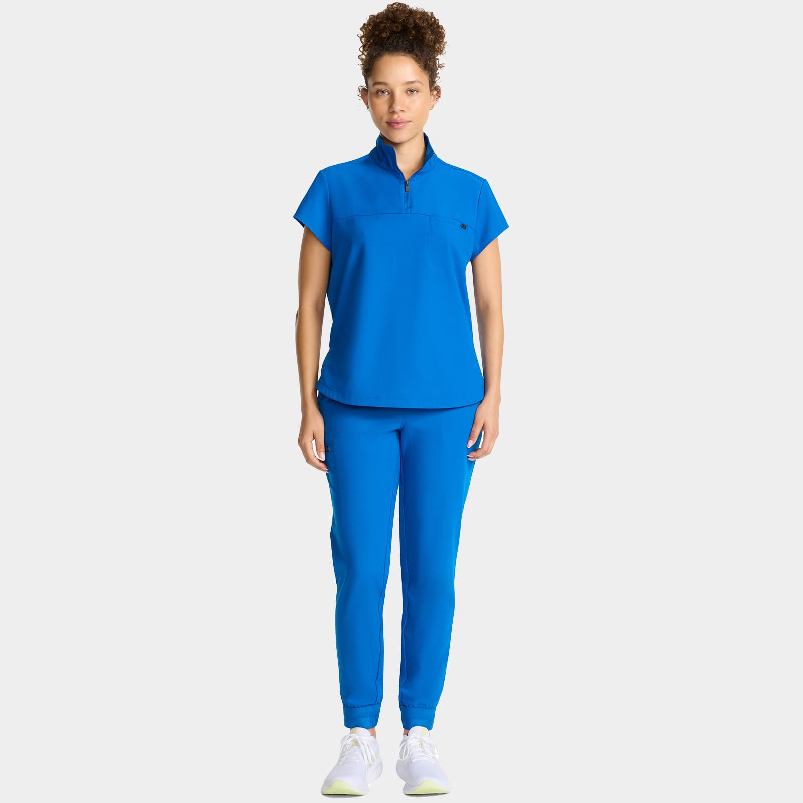 Bella Quarter Zip Scrub Top | HH752
