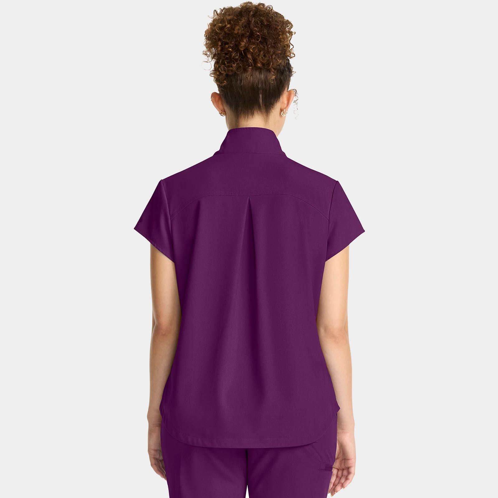 Bella Quarter Zip Scrub Top | HH752