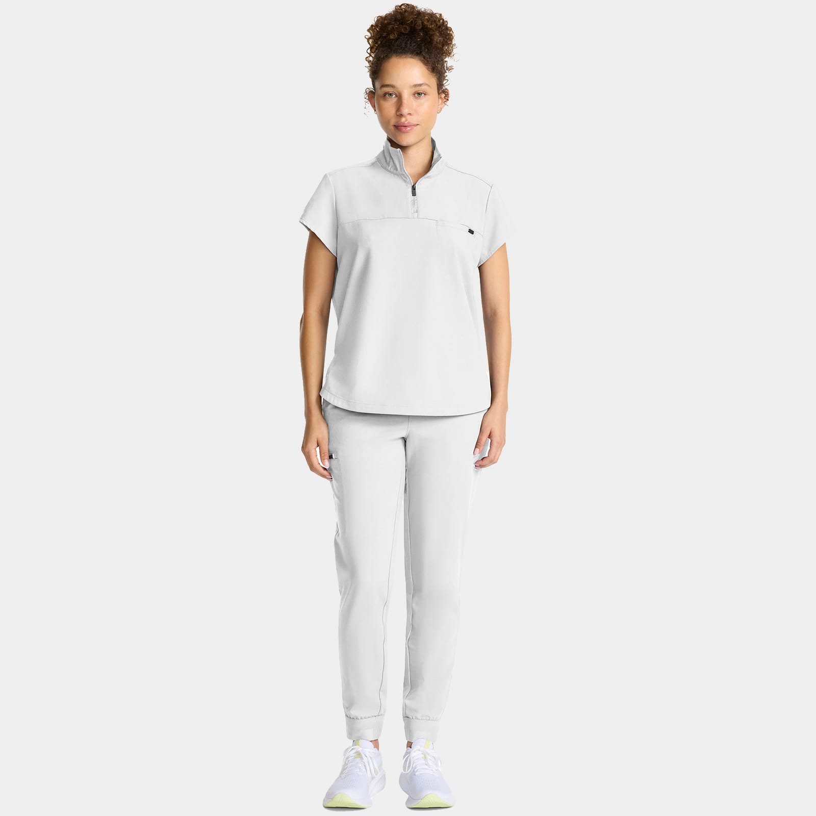 Bella Quarter Zip Scrub Top | HH752