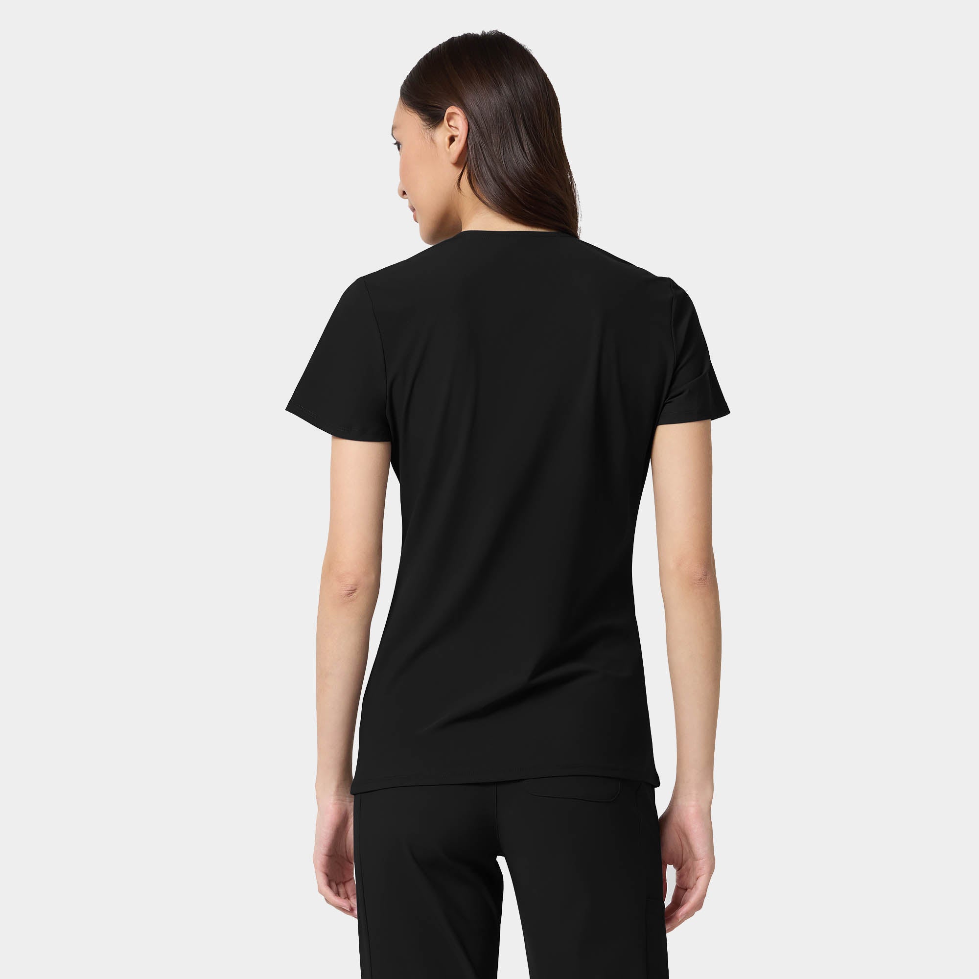 Women's Shaped V-Neck Top | IN00033