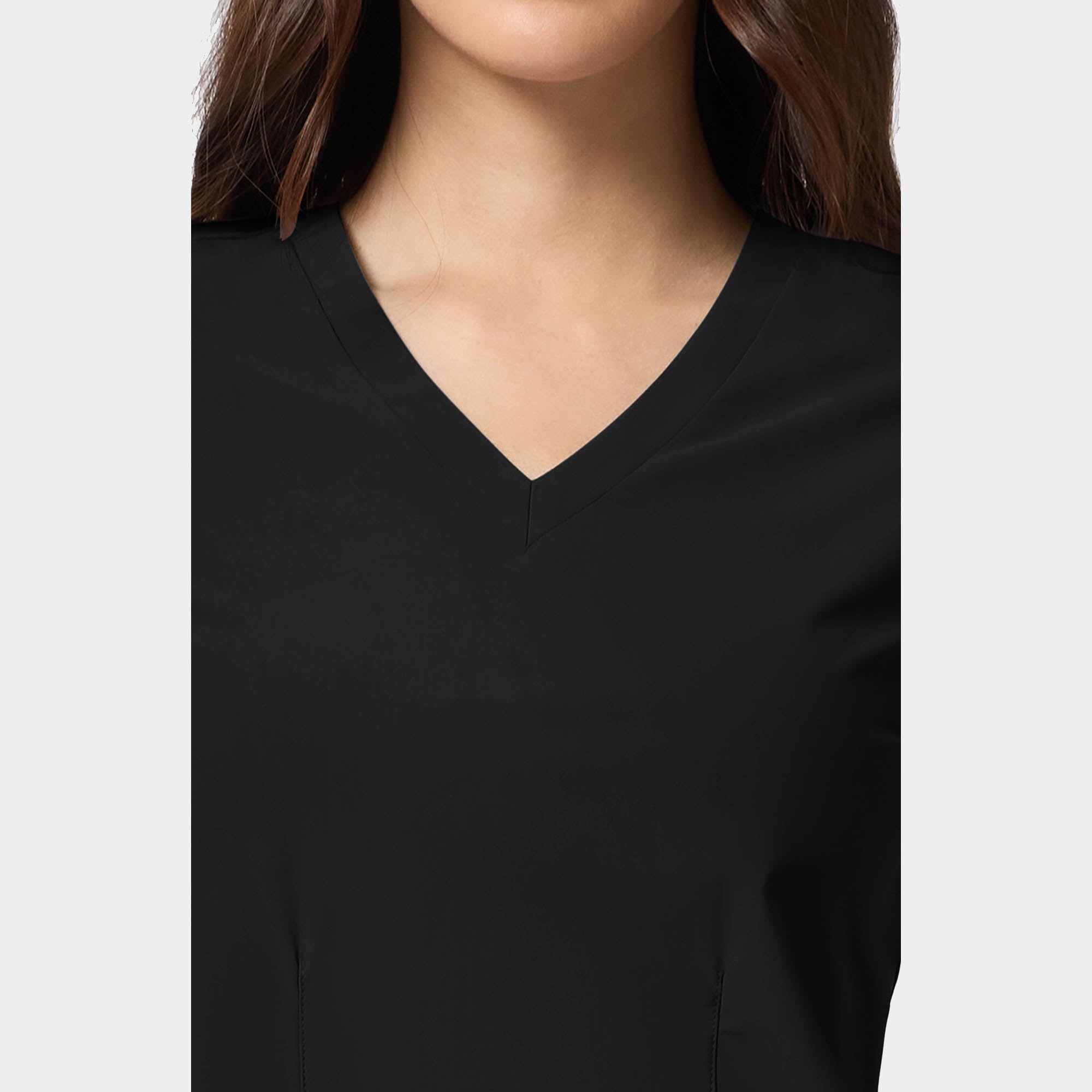 Women's Shaped V-Neck Top | IN00033