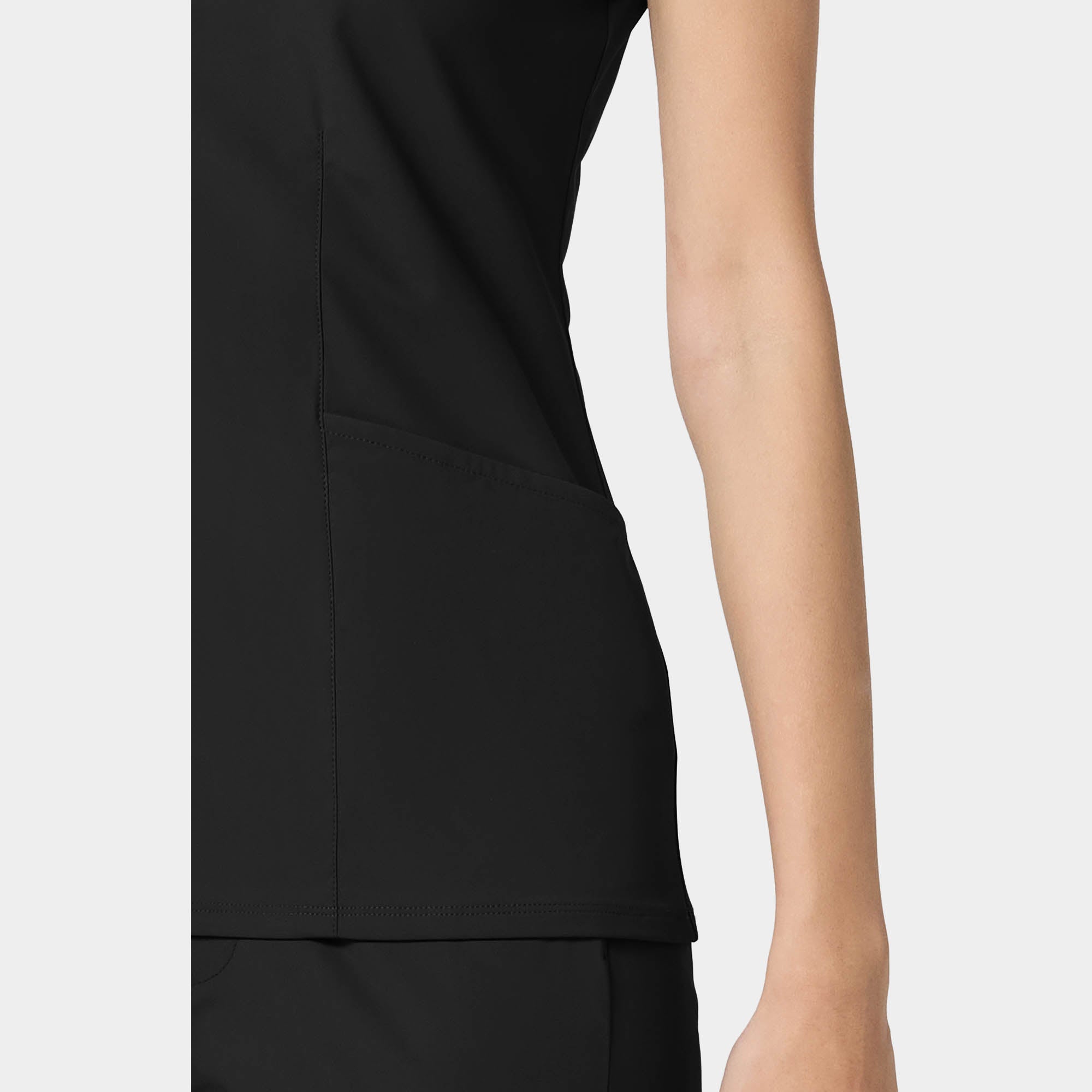 Women's Shaped V-Neck Top | IN00033
