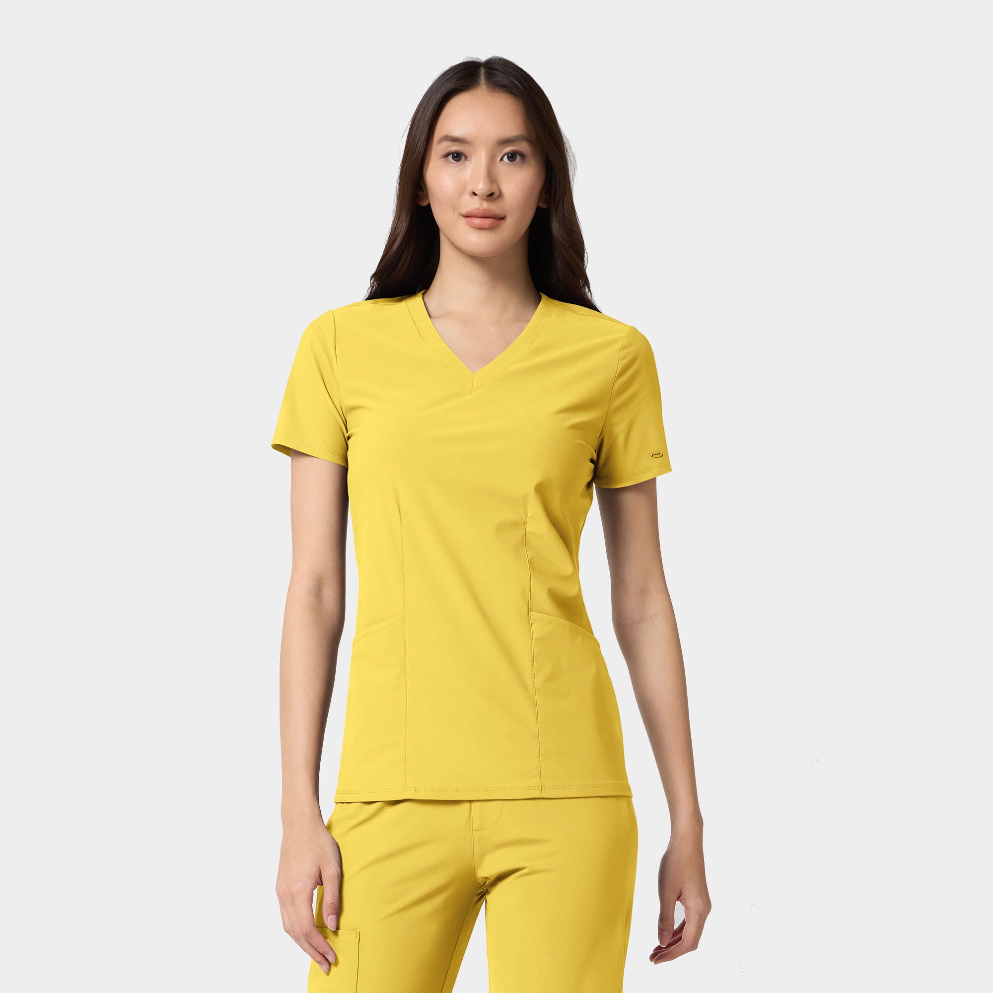Women's Shaped V-Neck Top | IN00033