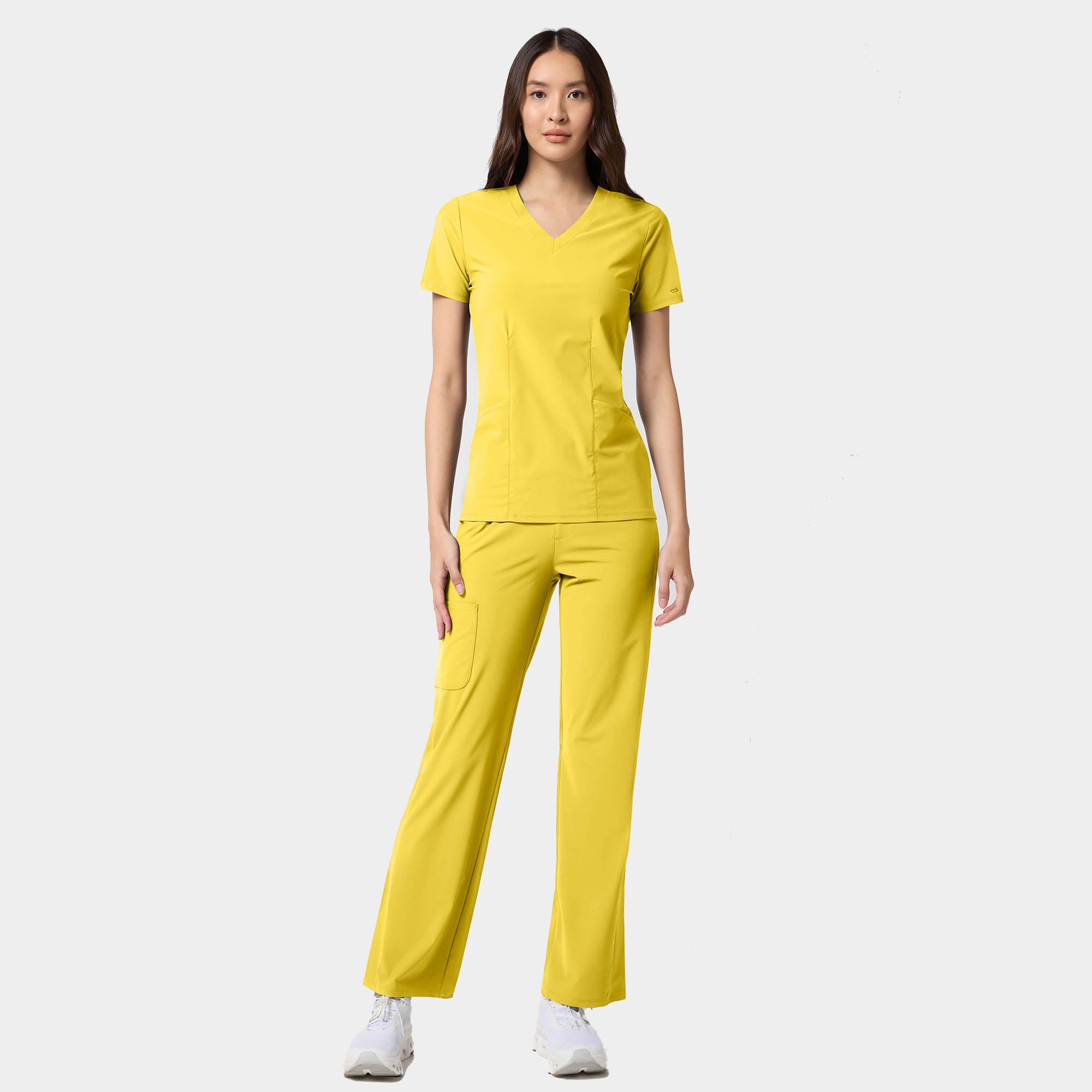 Women's Shaped V-Neck Top | IN00033