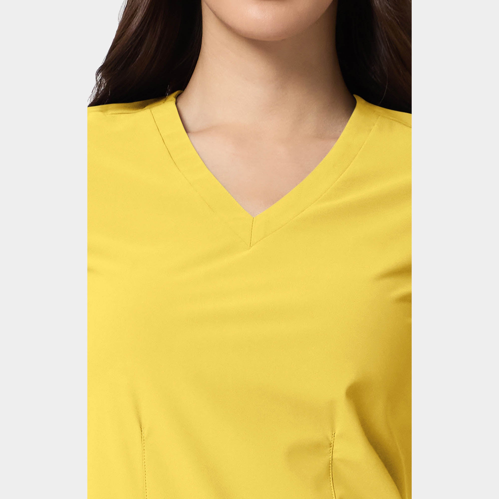 Women's Shaped V-Neck Top | IN00033