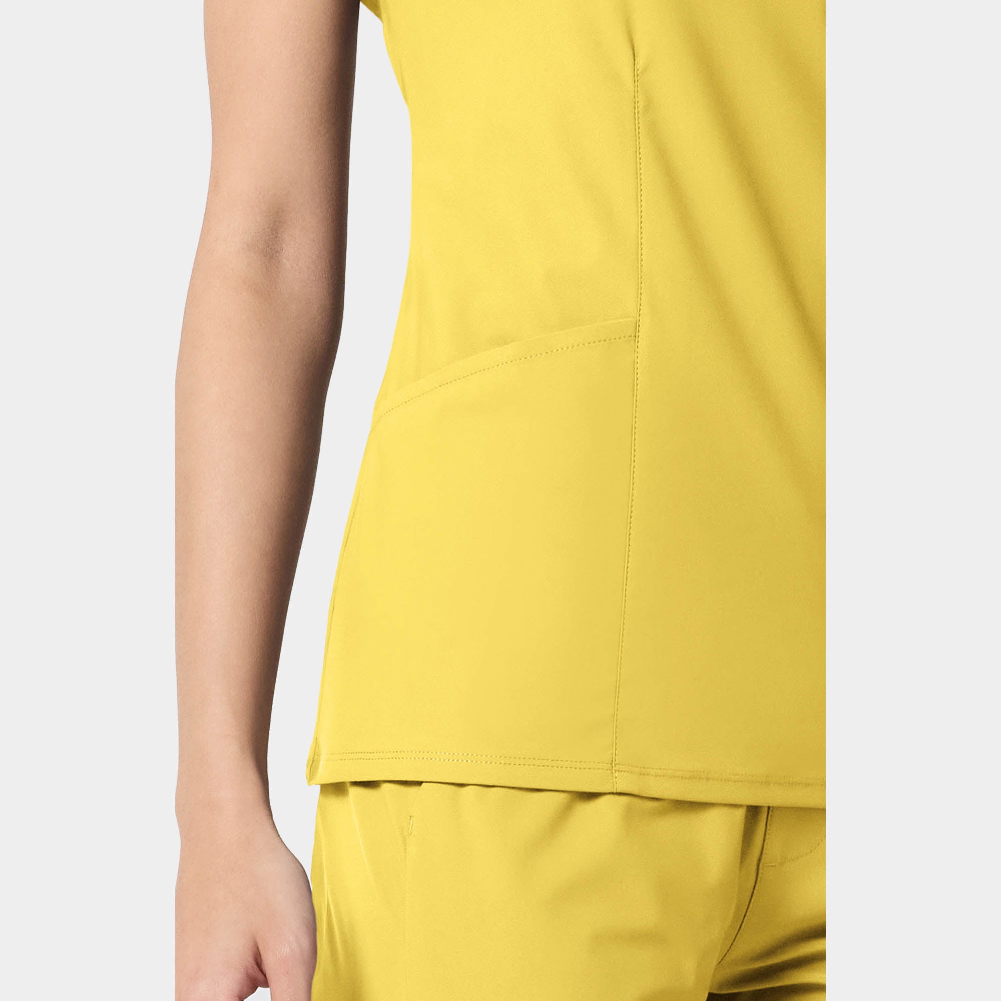 Women's Shaped V-Neck Top | IN00033