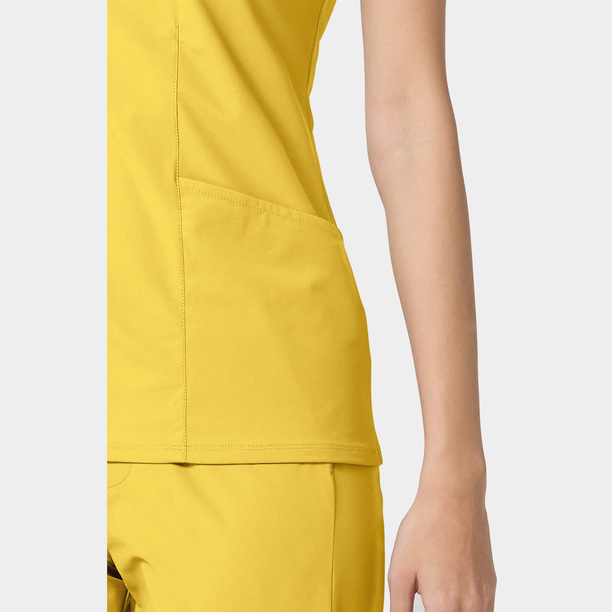 Women's Shaped V-Neck Top | IN00033