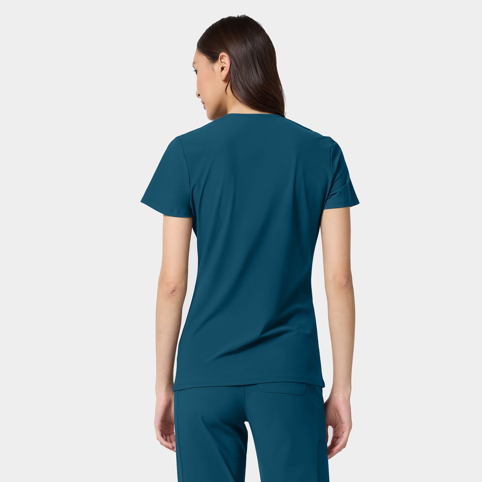 Women's Shaped V-Neck Top | IN00033