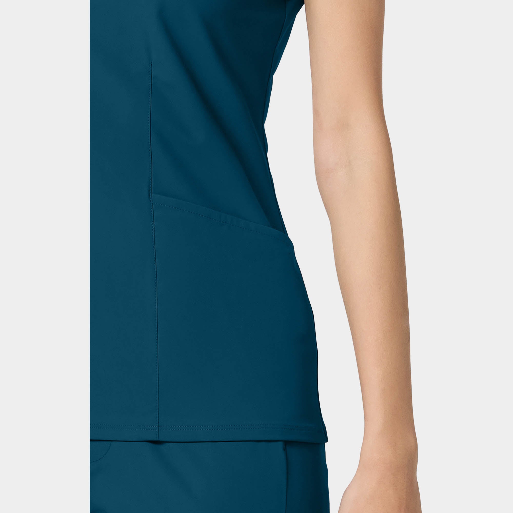 Women's Shaped V-Neck Top | IN00033