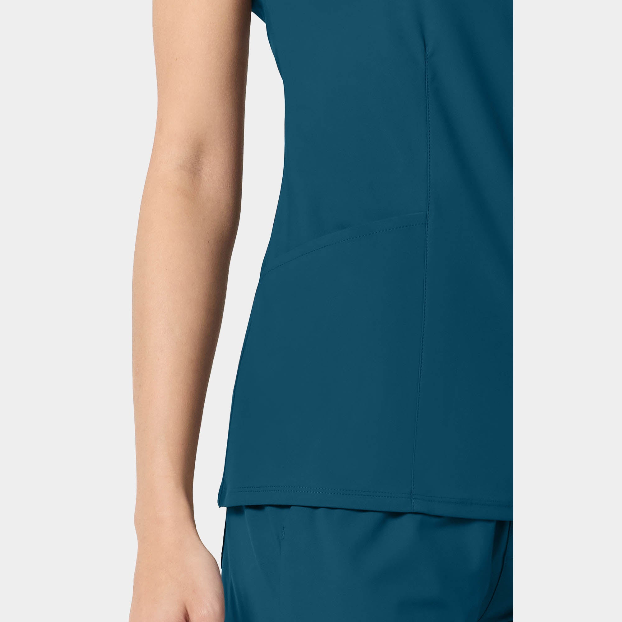 Women's Shaped V-Neck Top | IN00033
