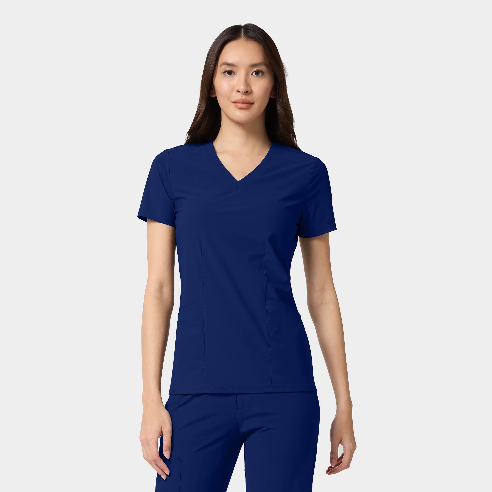 Women's Shaped V-Neck Top | IN00033
