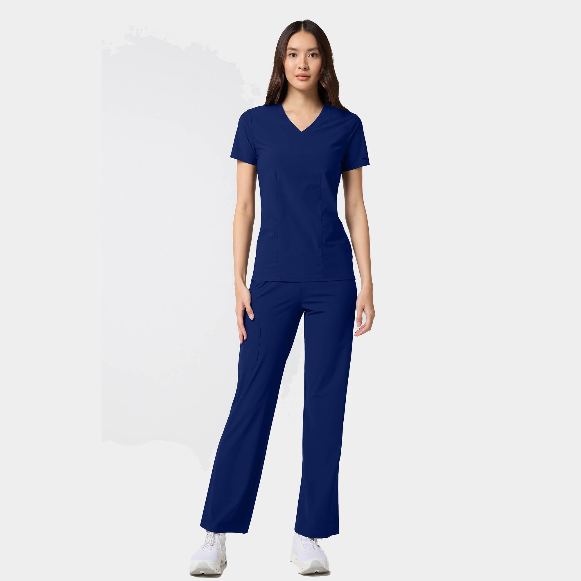 Women's Shaped V-Neck Top | IN00033