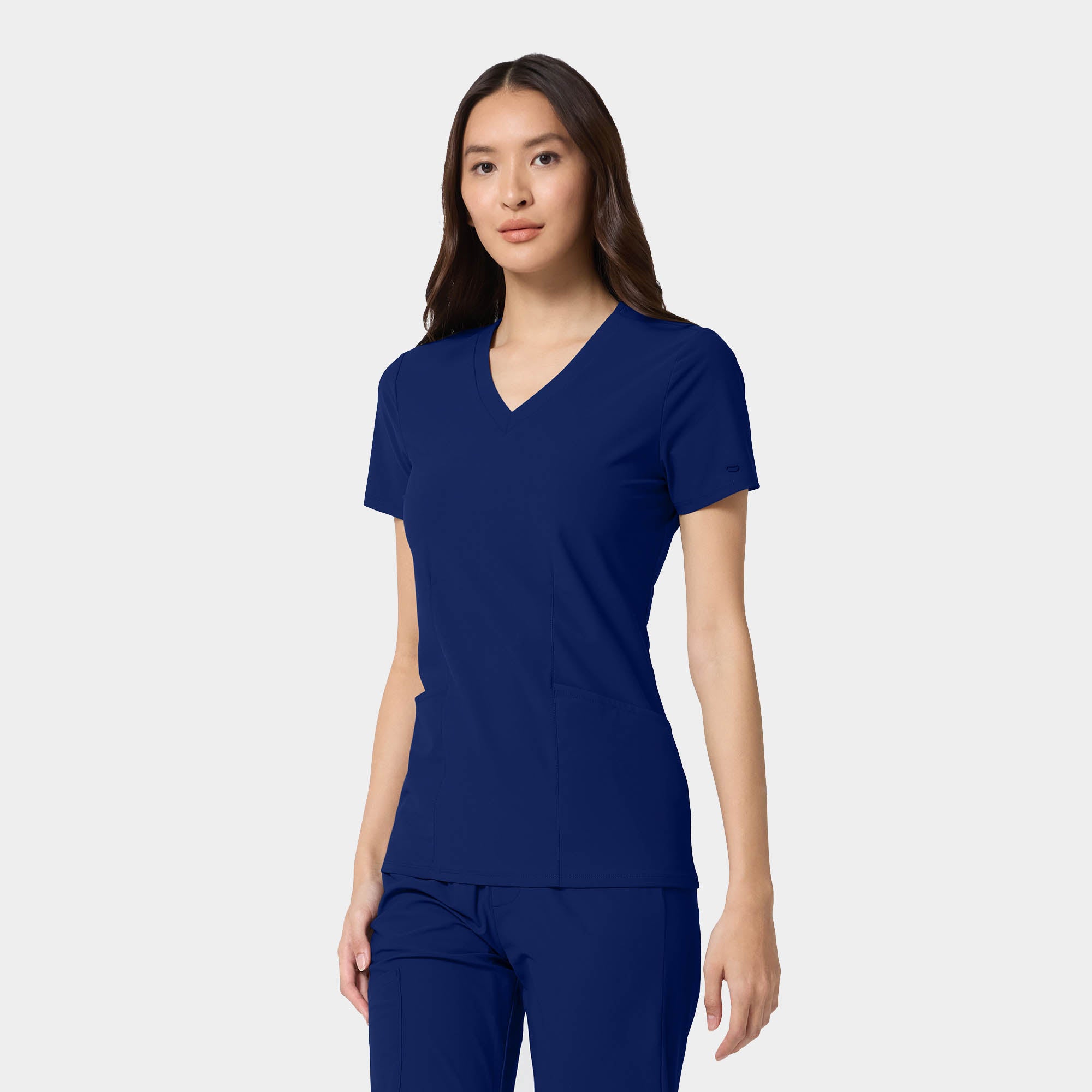 Women's Shaped V-Neck Top | IN00033