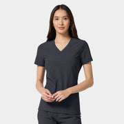 Women's Shaped V-Neck Top | IN00033