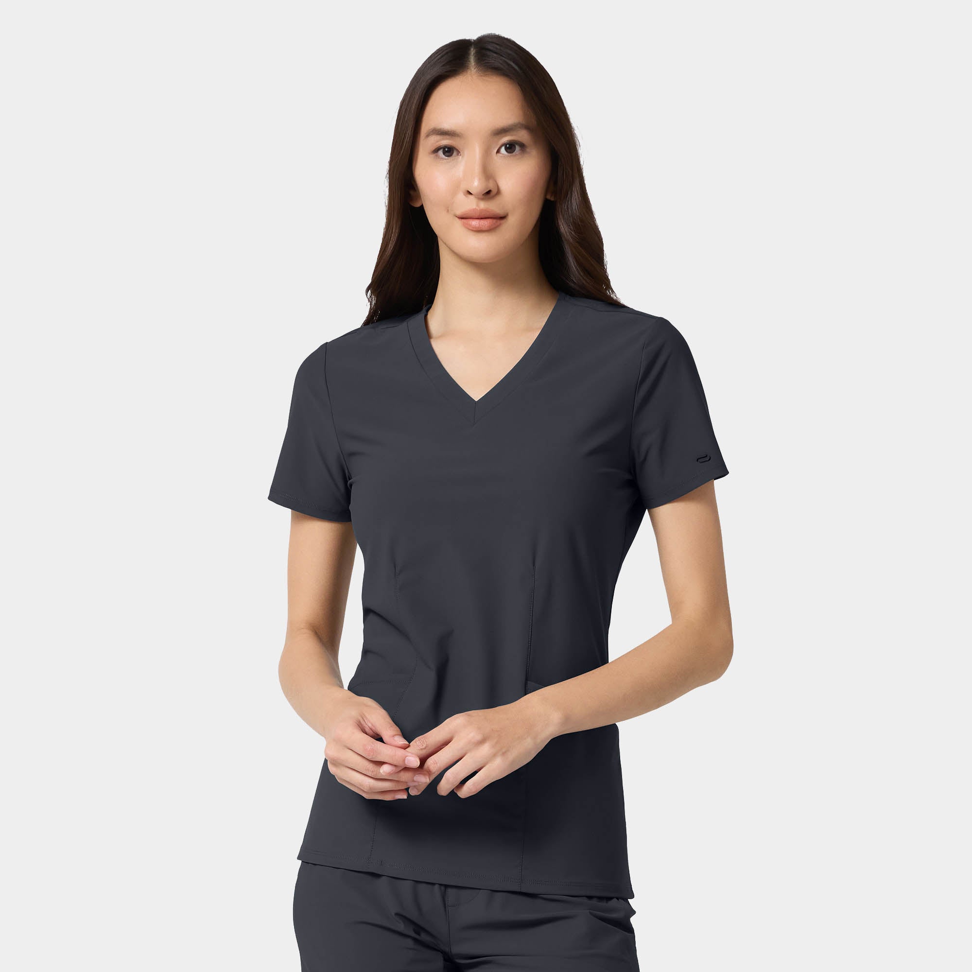 Women's Shaped V-Neck Top | IN00033