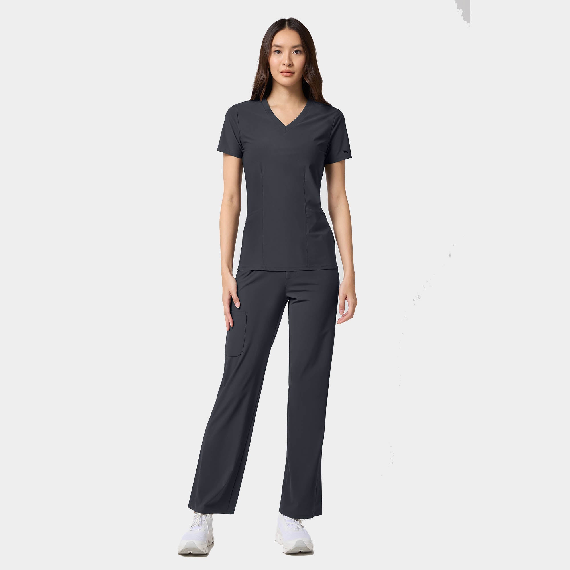 Women's Shaped V-Neck Top | IN00033
