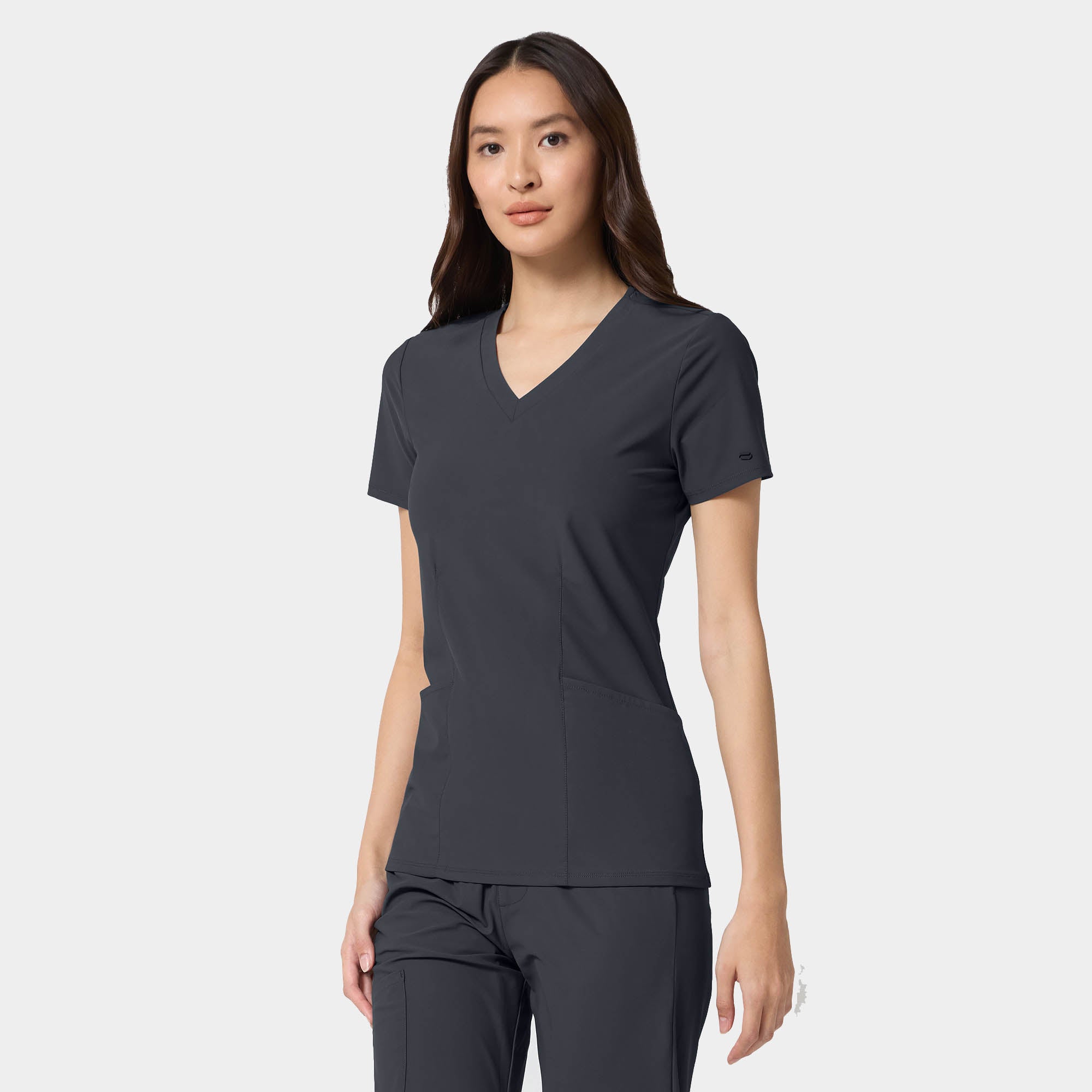 Women's Shaped V-Neck Top | IN00033