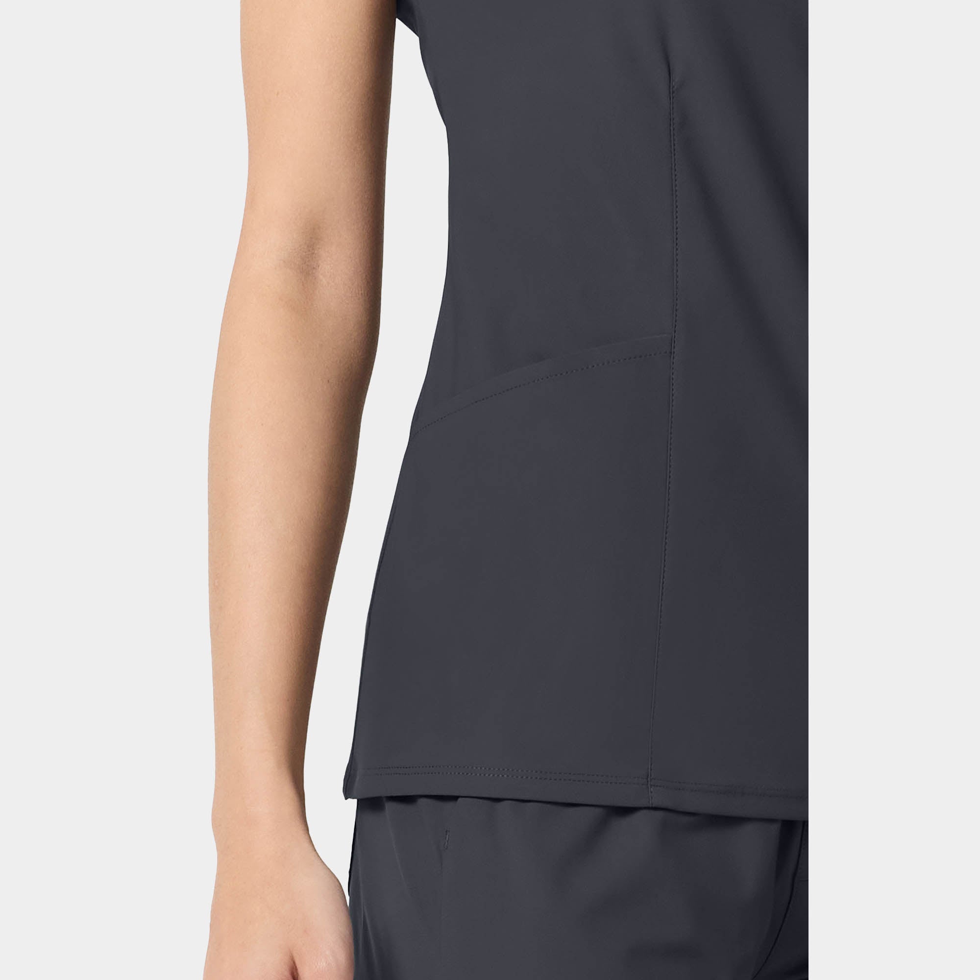 Women's Shaped V-Neck Top | IN00033