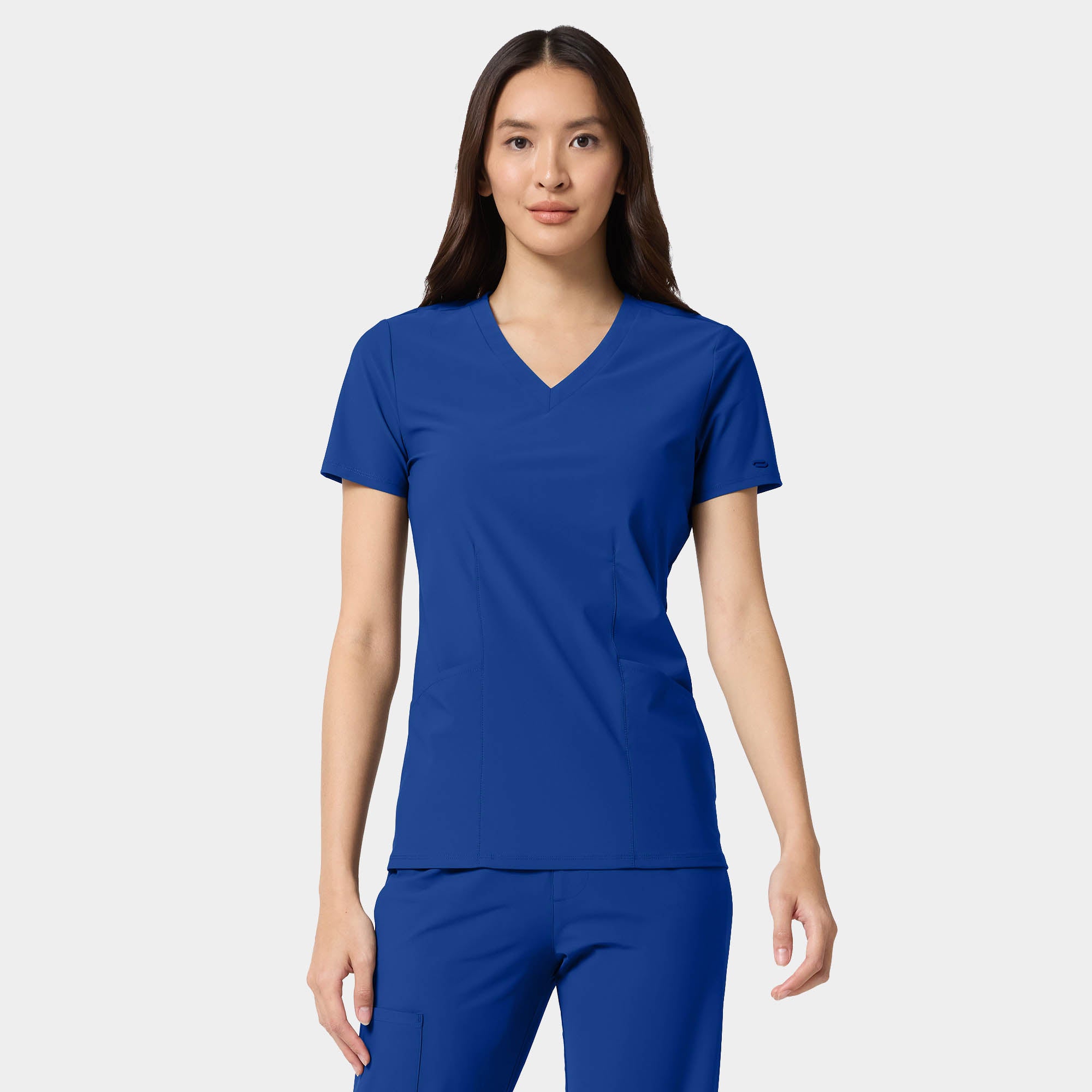 Women's Shaped V-Neck Top | IN00033