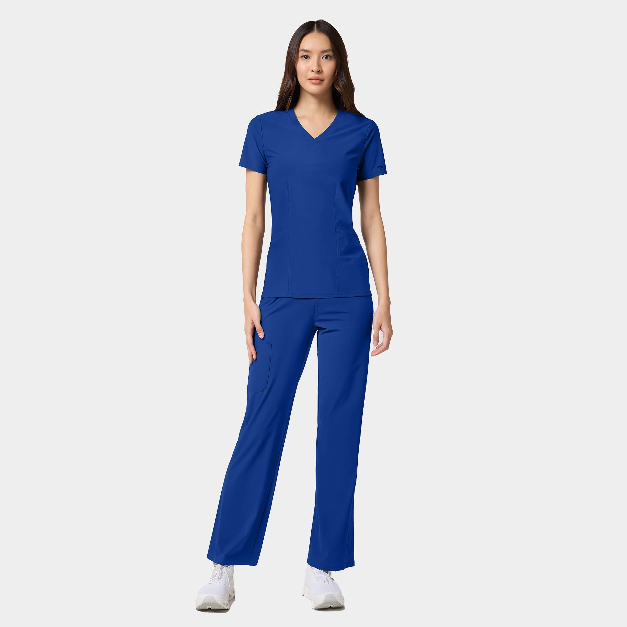 Women's Shaped V-Neck Top | IN00033