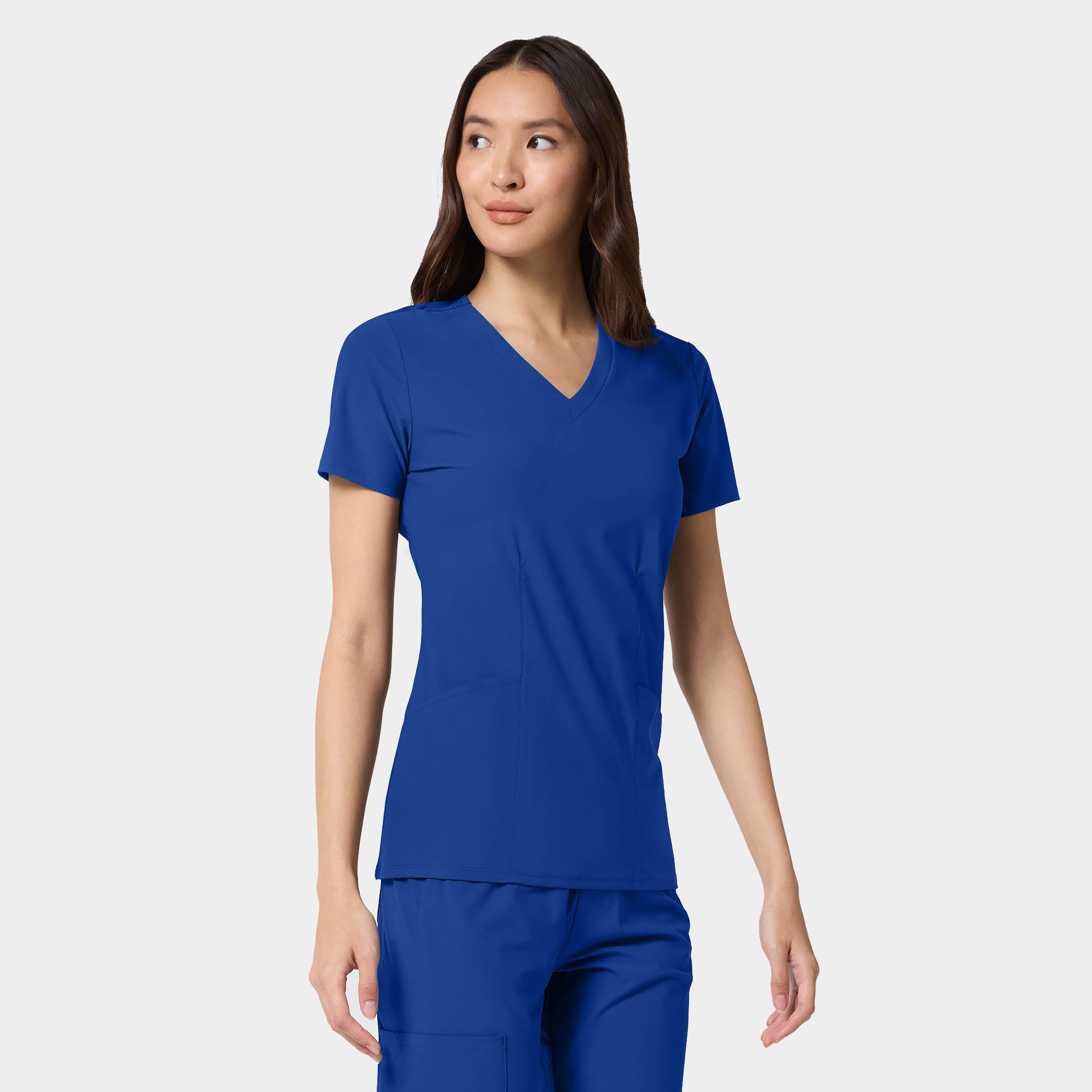 Women's Shaped V-Neck Top | IN00033