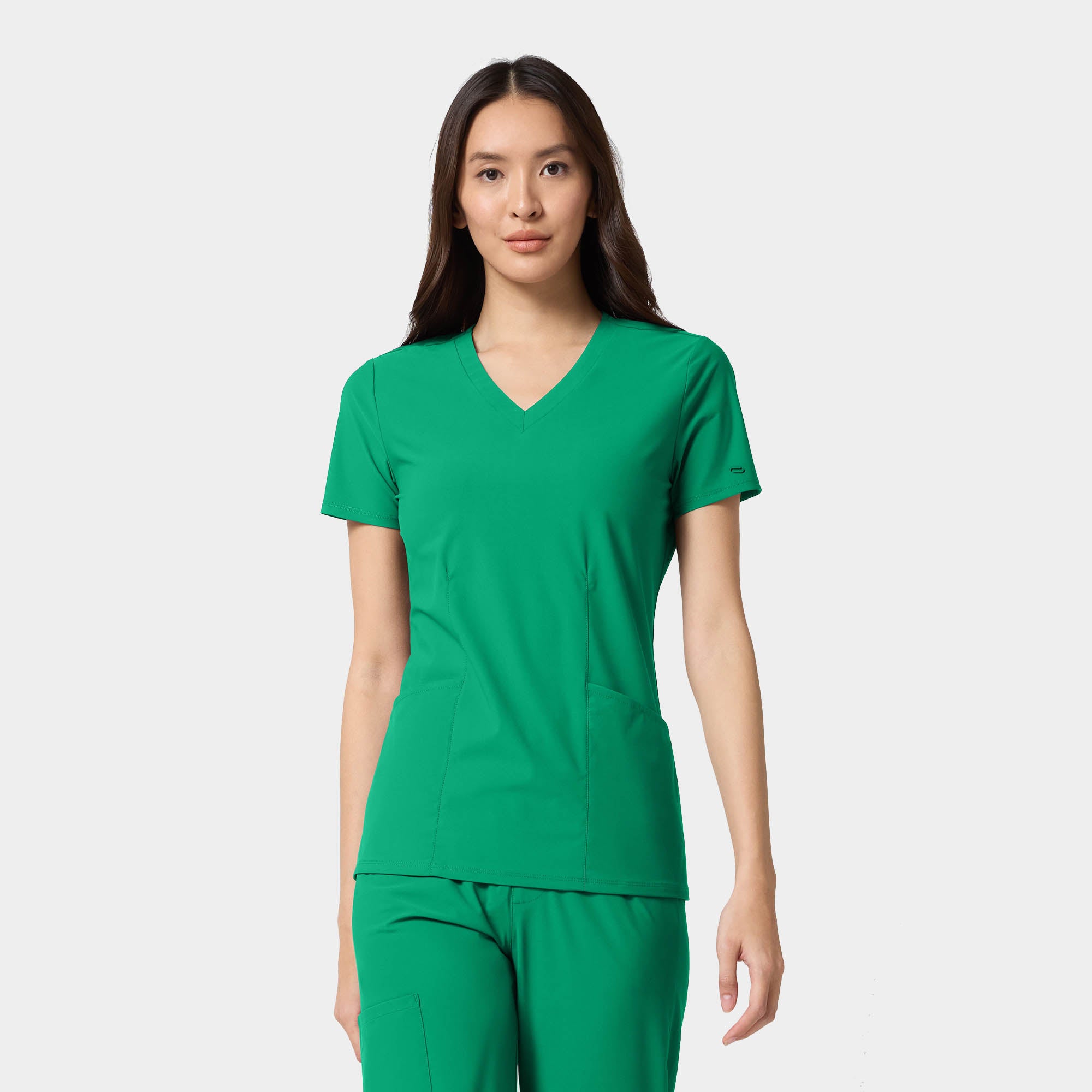 Women's Shaped V-Neck Top | IN00033