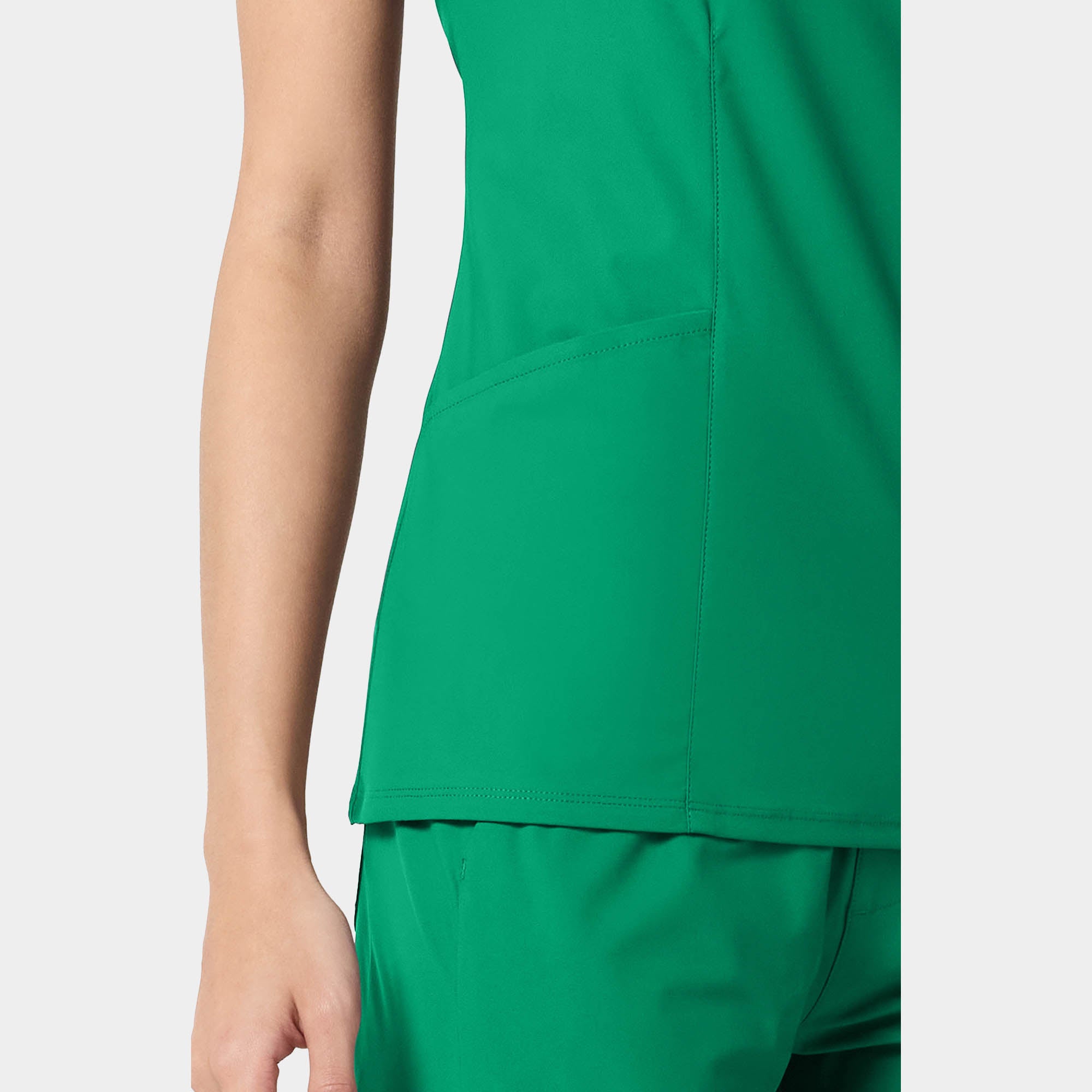 Women's Shaped V-Neck Top | IN00033
