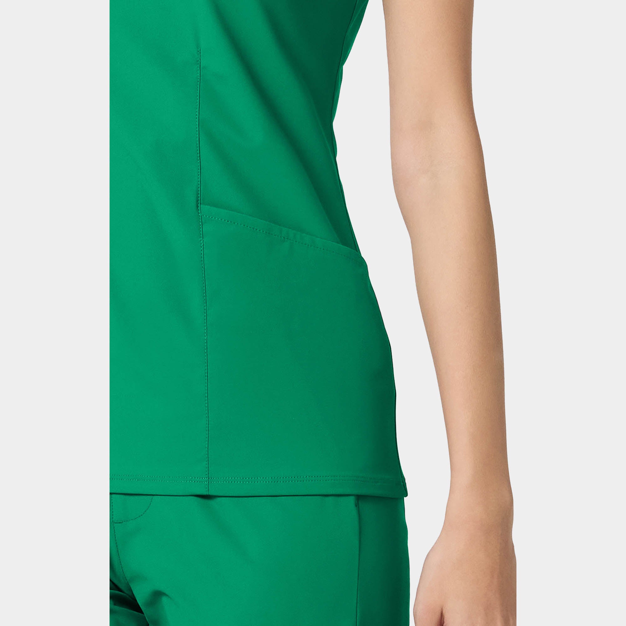 Women's Shaped V-Neck Top | IN00033