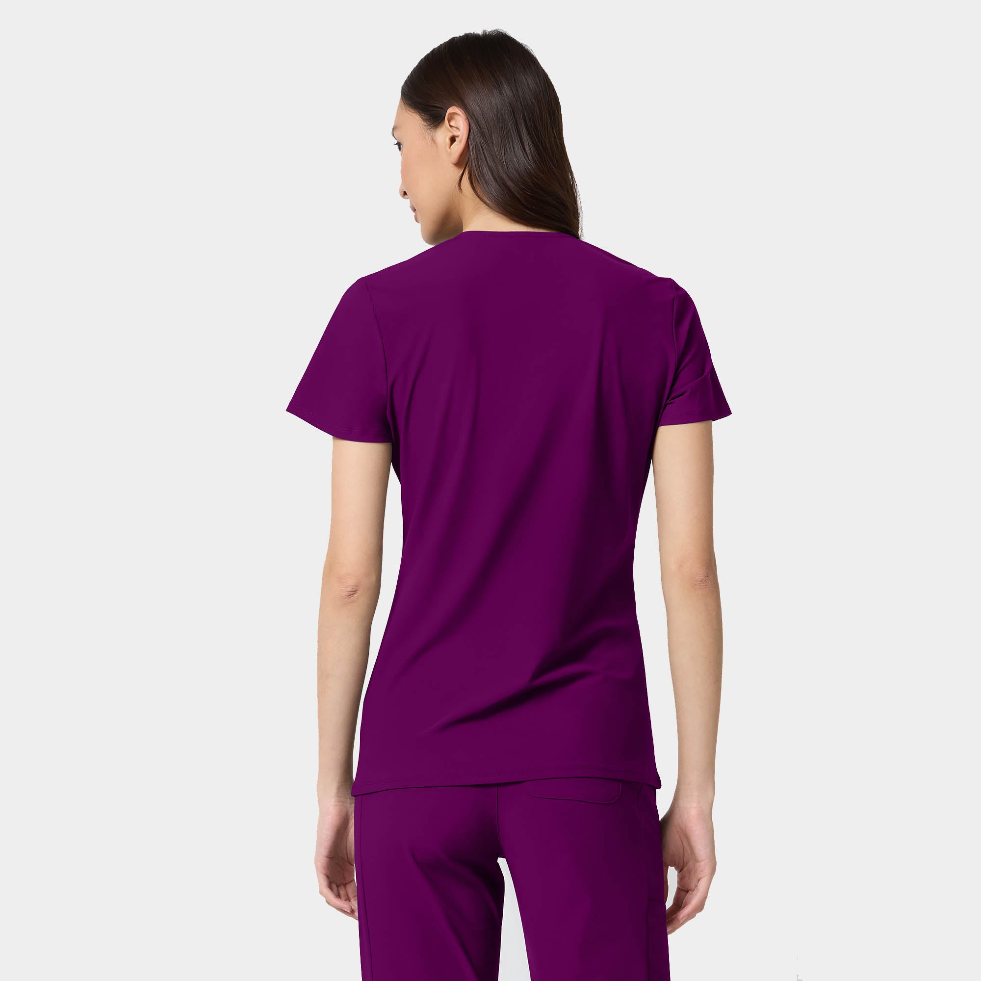 Women's Shaped V-Neck Top | IN00033