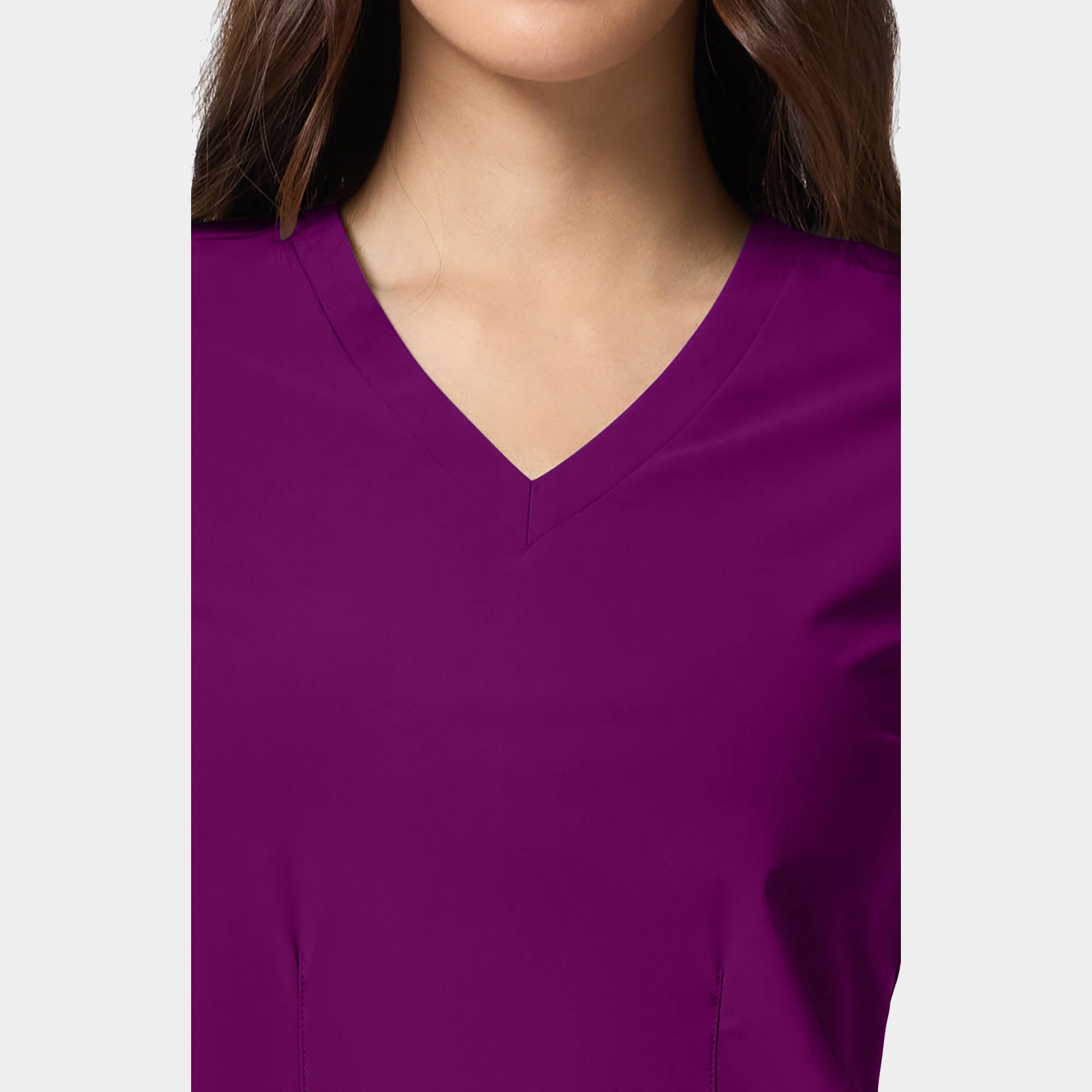 Women's Shaped V-Neck Top | IN00033